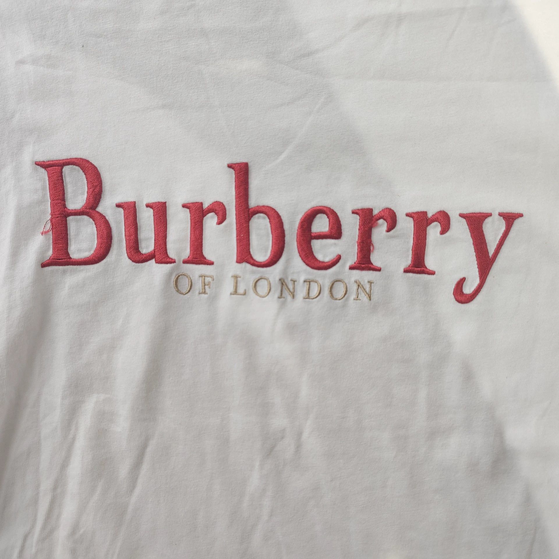 Burberry Burberry White Crew Neck T-shirt Size US M / EU 48-50 / 2 - 4 Thumbnail