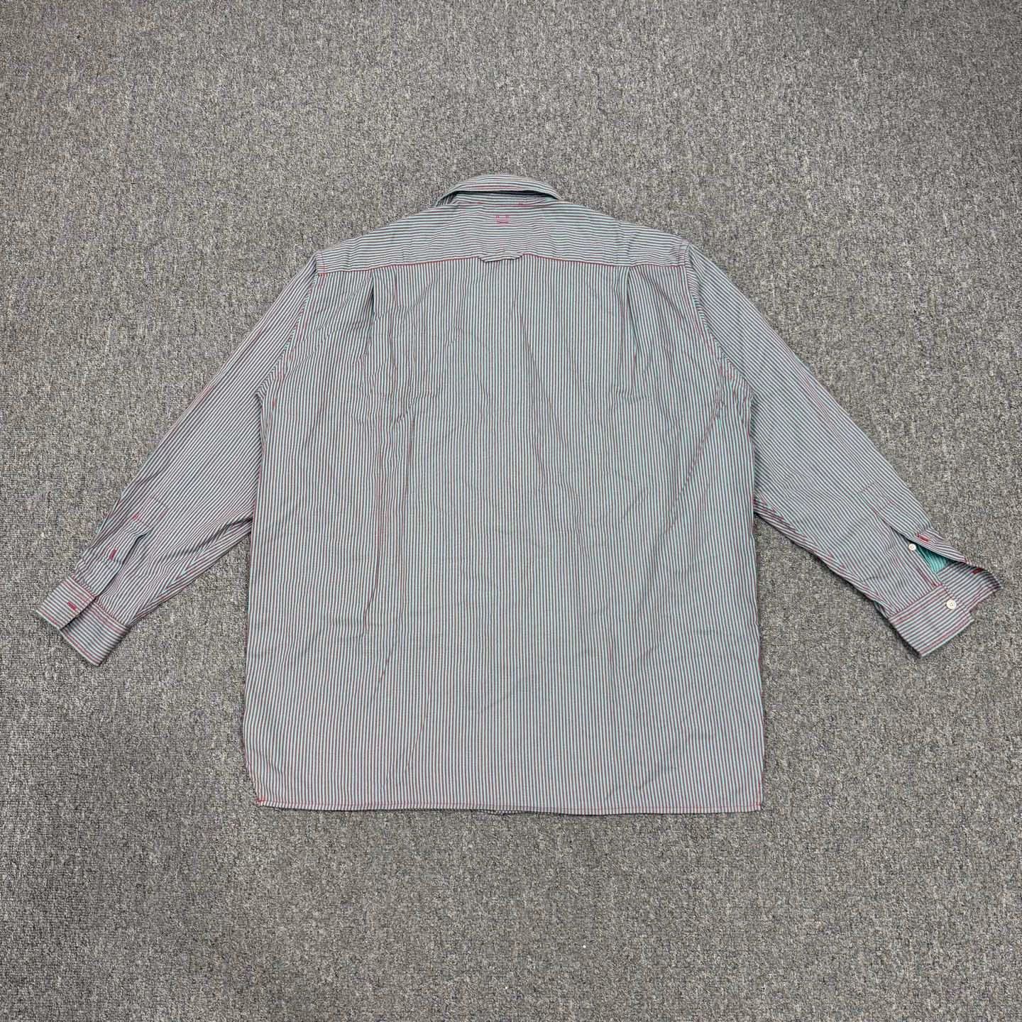 Acne Studios Acne Studios Stripe Face Print Shirt Size US M / EU 48-50 / 2 - 2 Thumbnail