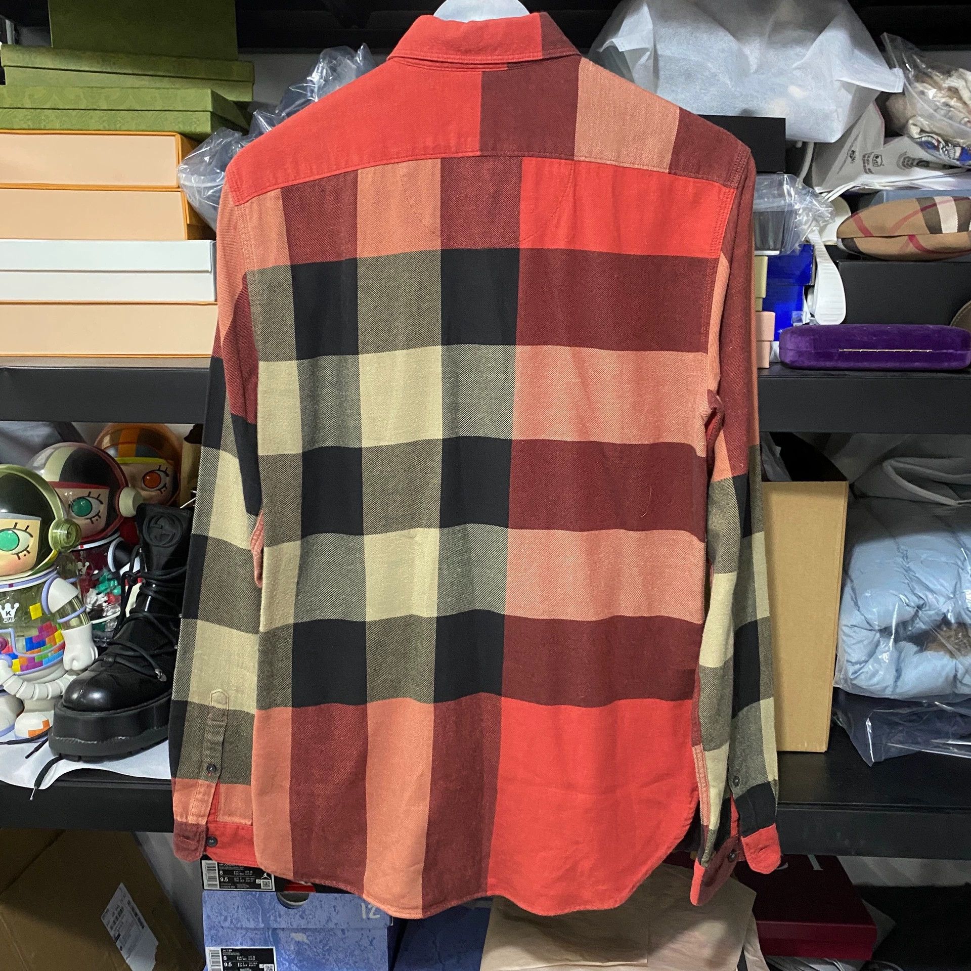 Burberry Burberry Checkered Shirt Red S Size US S / EU 44-46 / 1 - 2 Thumbnail