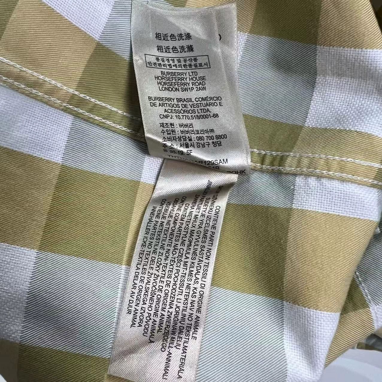 Burberry Burberry Checkered Long Sleeve Shirt Size US S / EU 44-46 / 1 - 6 Thumbnail