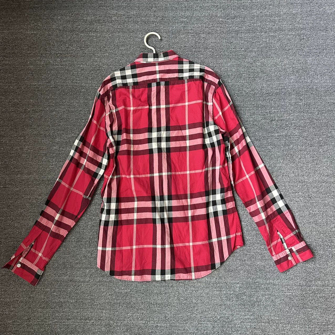 Burberry Burberry Red Plaid Shirt M Size US M / EU 48-50 / 2 - 2 Thumbnail