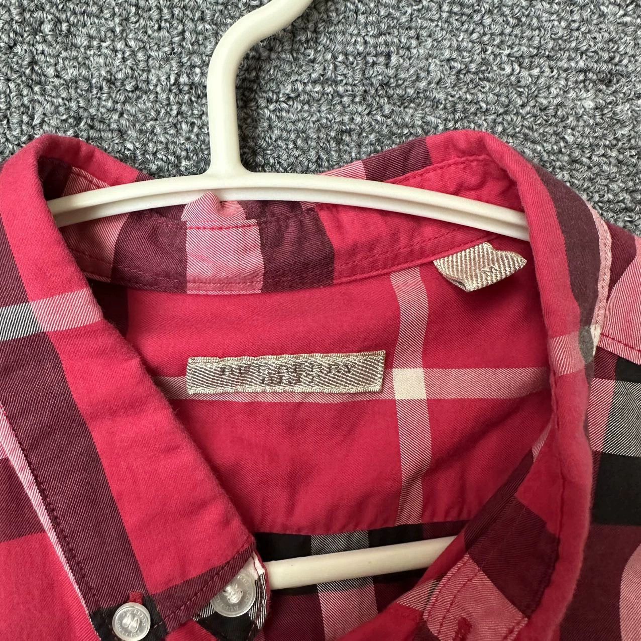Burberry Burberry Red Plaid Shirt M Size US M / EU 48-50 / 2 - 3 Thumbnail