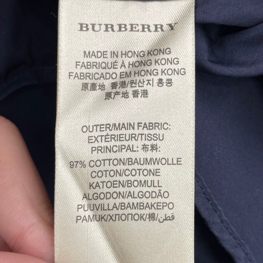 Burberry Burberry Warhorse Embroidered Check Collar Shirt Size US M / EU 48-50 / 2 - 4 Thumbnail