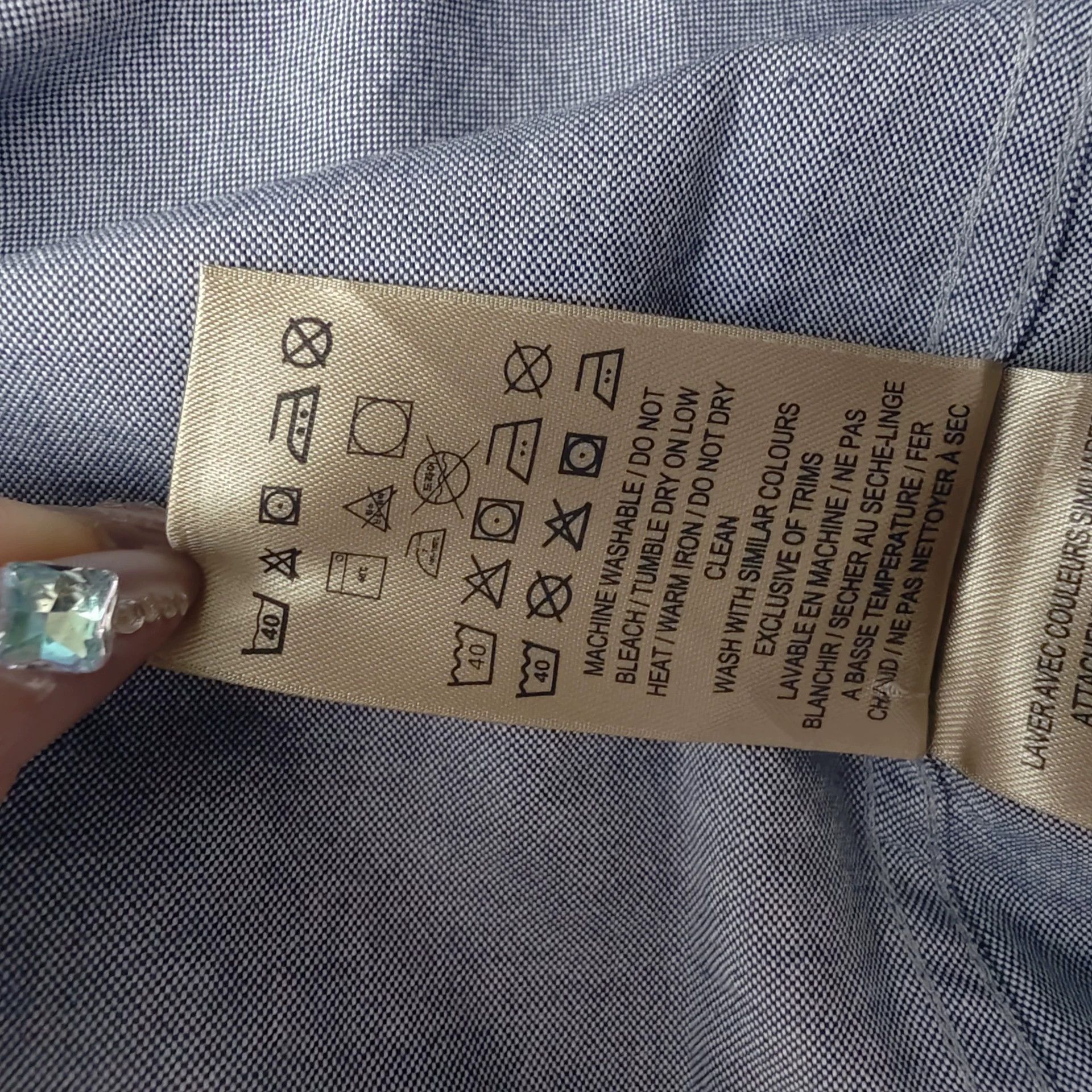 Burberry Burberry Men's Cotton Shirt S Size US S / EU 44-46 / 1 - 5 Thumbnail