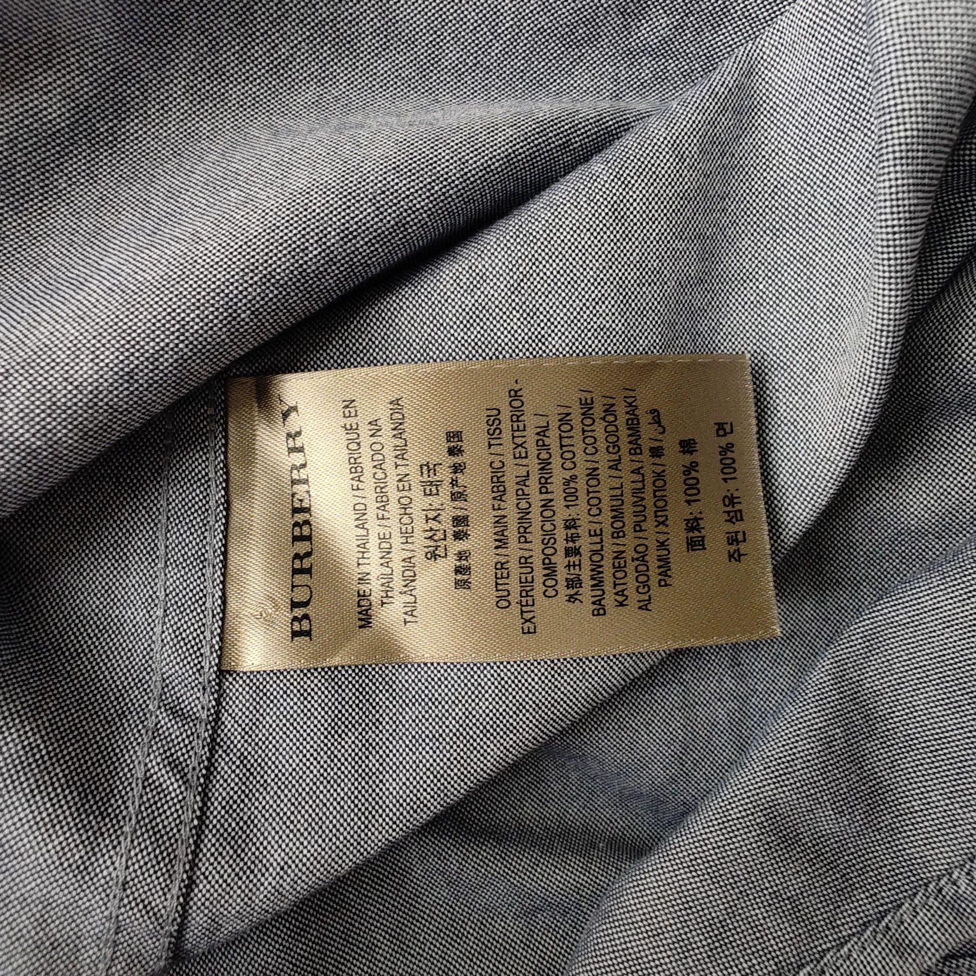 Burberry Burberry Men's Cotton Shirt S Size US S / EU 44-46 / 1 - 6 Thumbnail