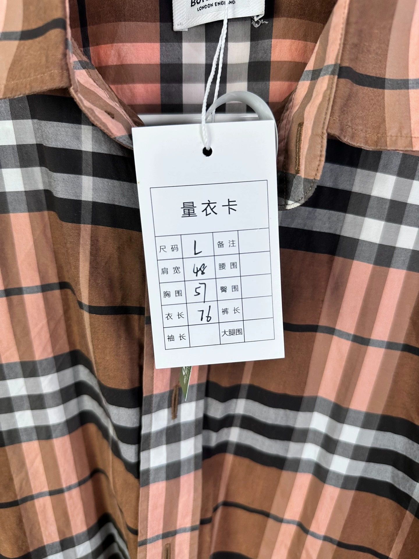 Burberry Burberry Plaid Shirt L Size Size US L / EU 52-54 / 3 - 4 Thumbnail