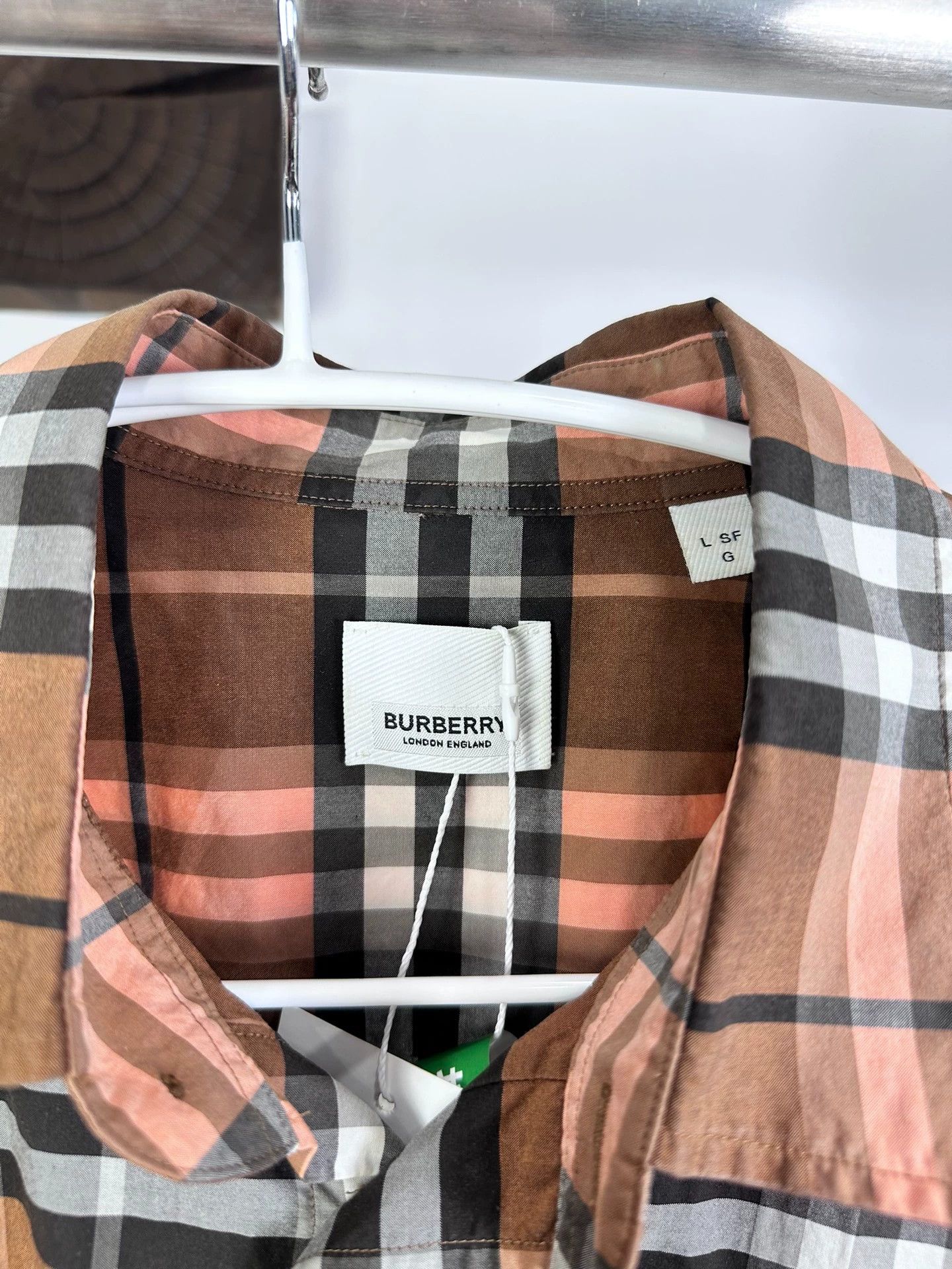 Burberry Burberry Plaid Shirt L Size Size US L / EU 52-54 / 3 - 3 Thumbnail
