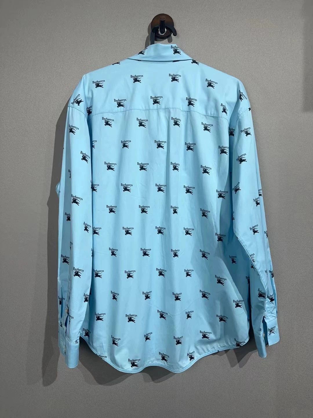 Burberry Burberry Blue Horse Logo Shirt Size US XS / EU 42 / 0 - 2 Thumbnail