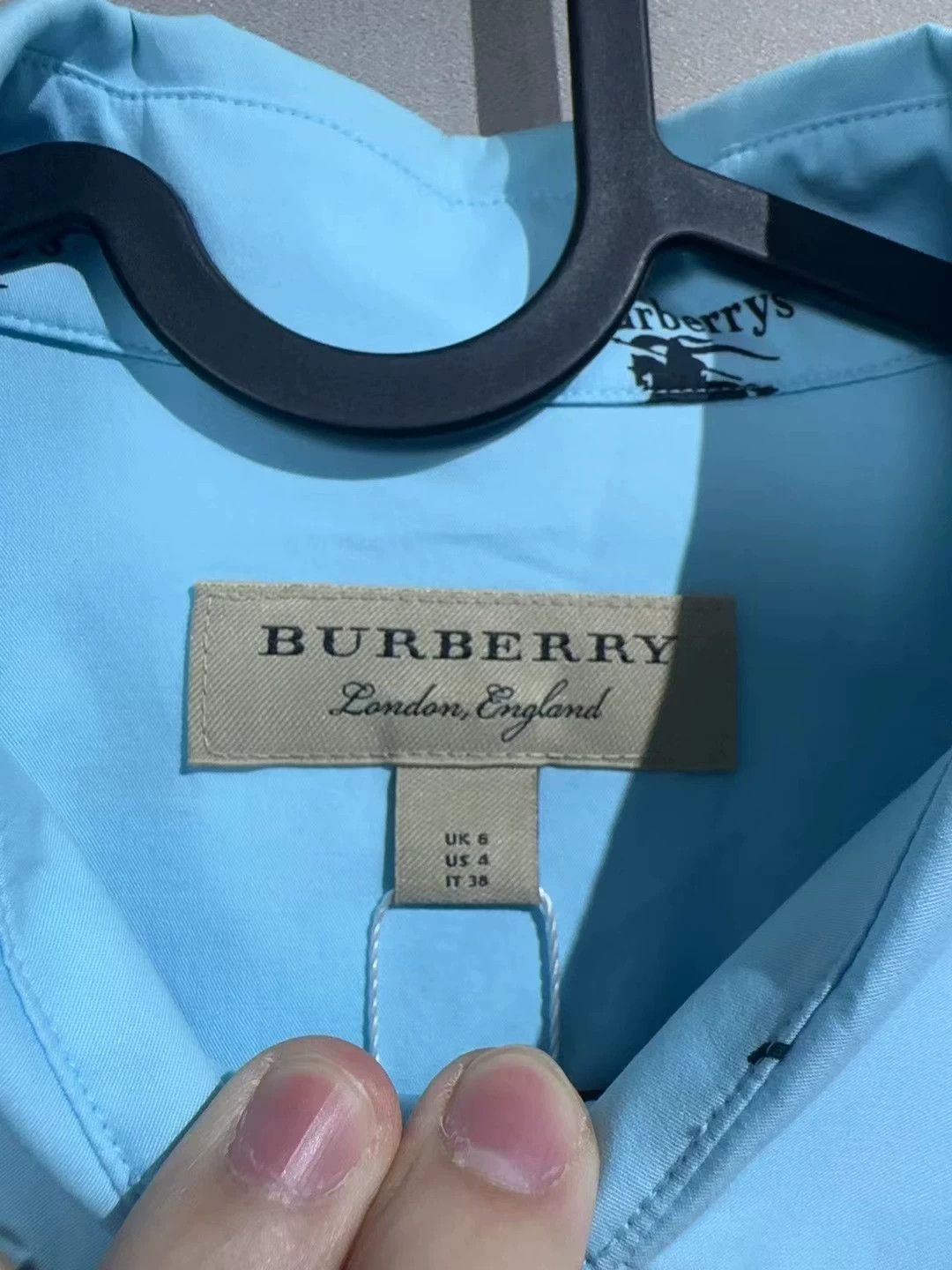 Burberry Burberry Blue Horse Logo Shirt Size US XS / EU 42 / 0 - 4 Thumbnail