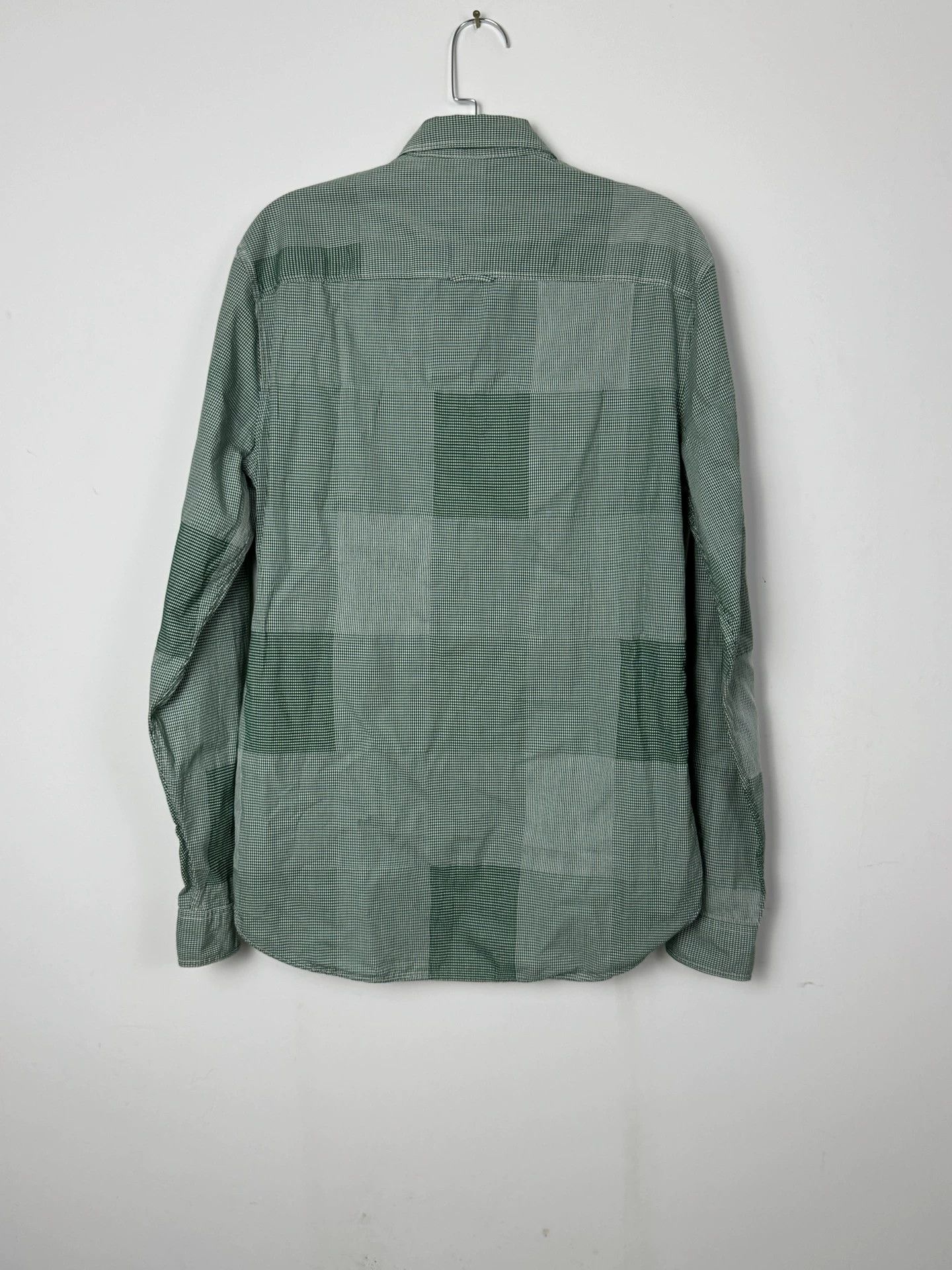 Burberry Burberry Green Check Cotton Shirt Size US S / EU 44-46 / 1 - 2 Thumbnail