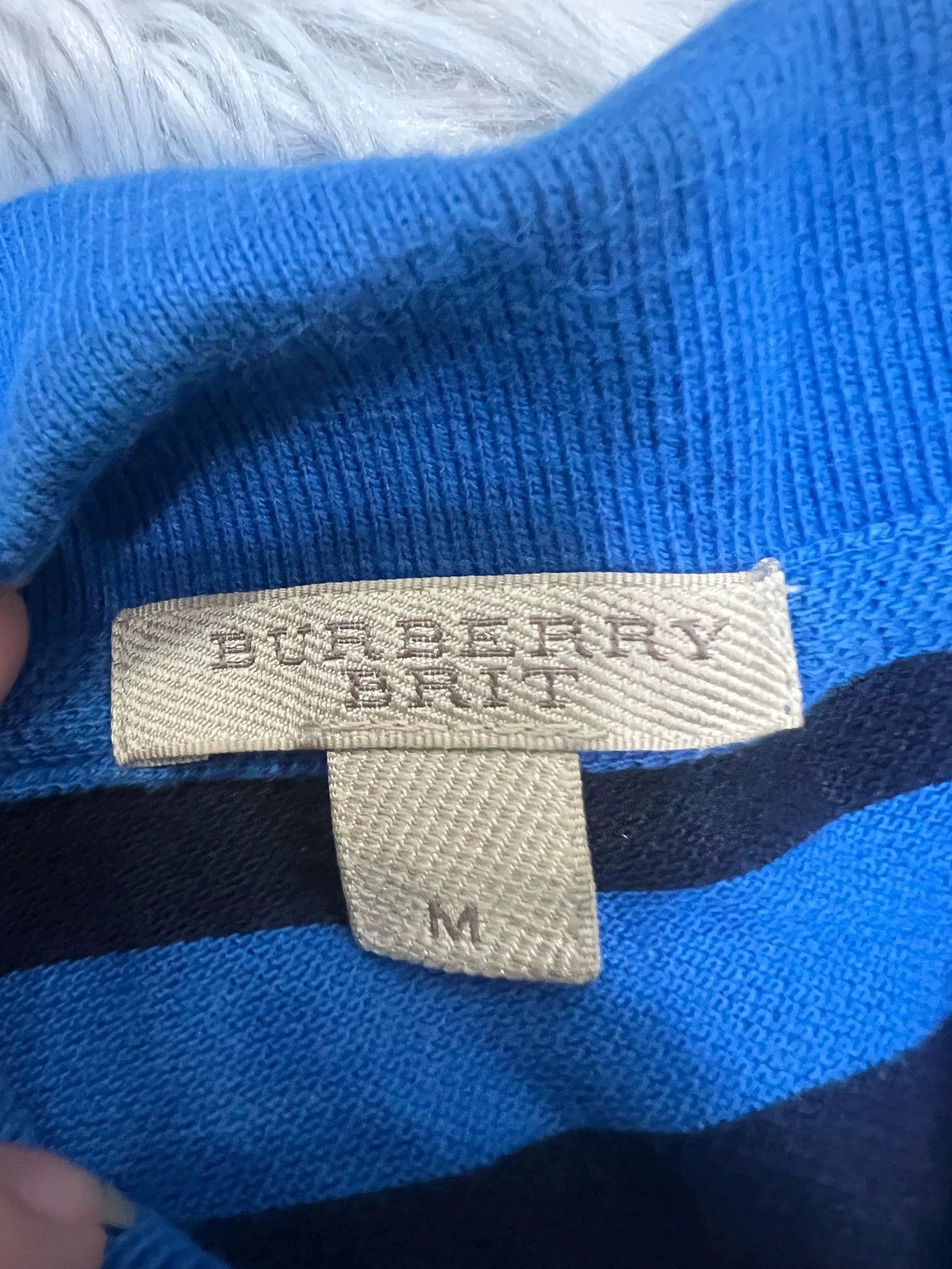 Burberry Burberry Striped Short Sleeve Polo Size US M / EU 48-50 / 2 - 3 Thumbnail