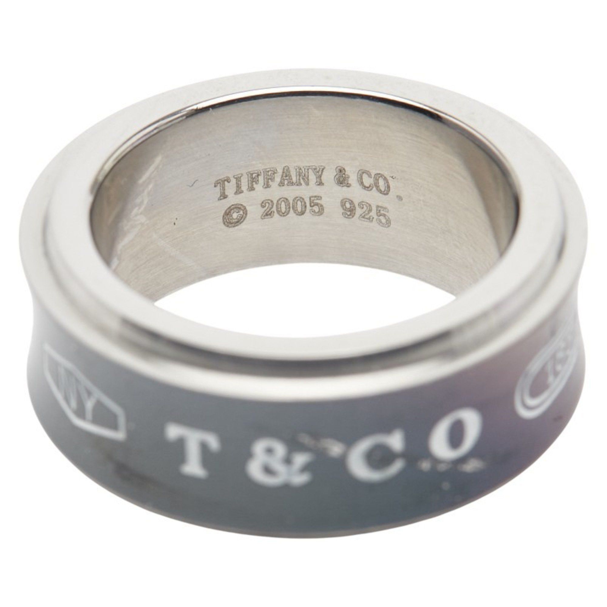 Tiffany & Co. Tiffany 1837 Ring, SV925 Silver and Titanium, Women's, TIFFANY & Co. Size ONE SIZE - 6 Thumbnail