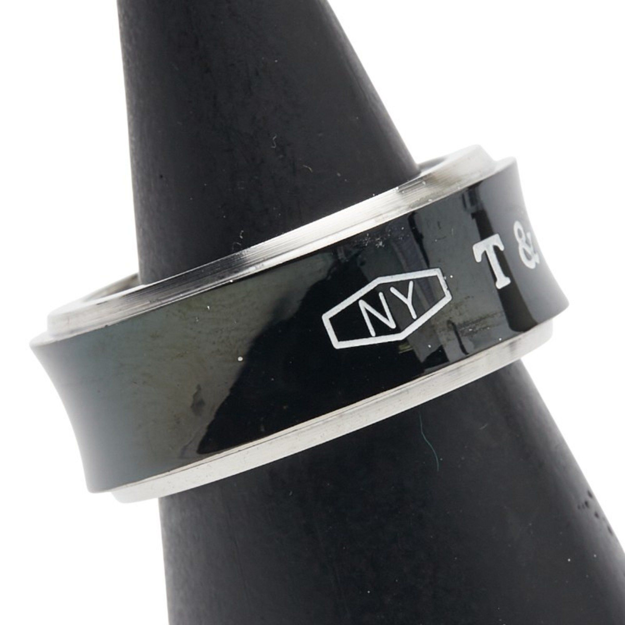 Tiffany & Co. Tiffany 1837 Ring, SV925 Silver and Titanium, Women's, TIFFANY & Co. Size ONE SIZE - 4 Thumbnail