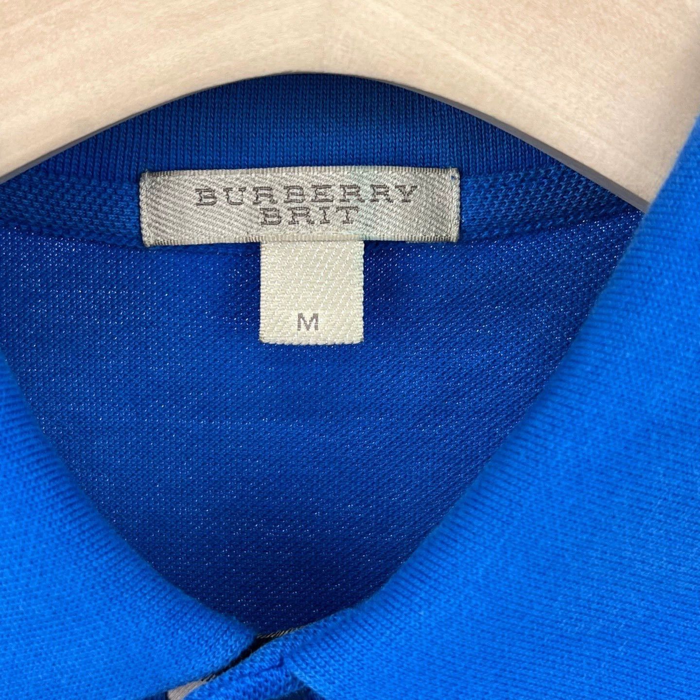Burberry Burberry Blue Equestrian Embroidered Polo Size US M / EU 48-50 / 2 - 3 Thumbnail