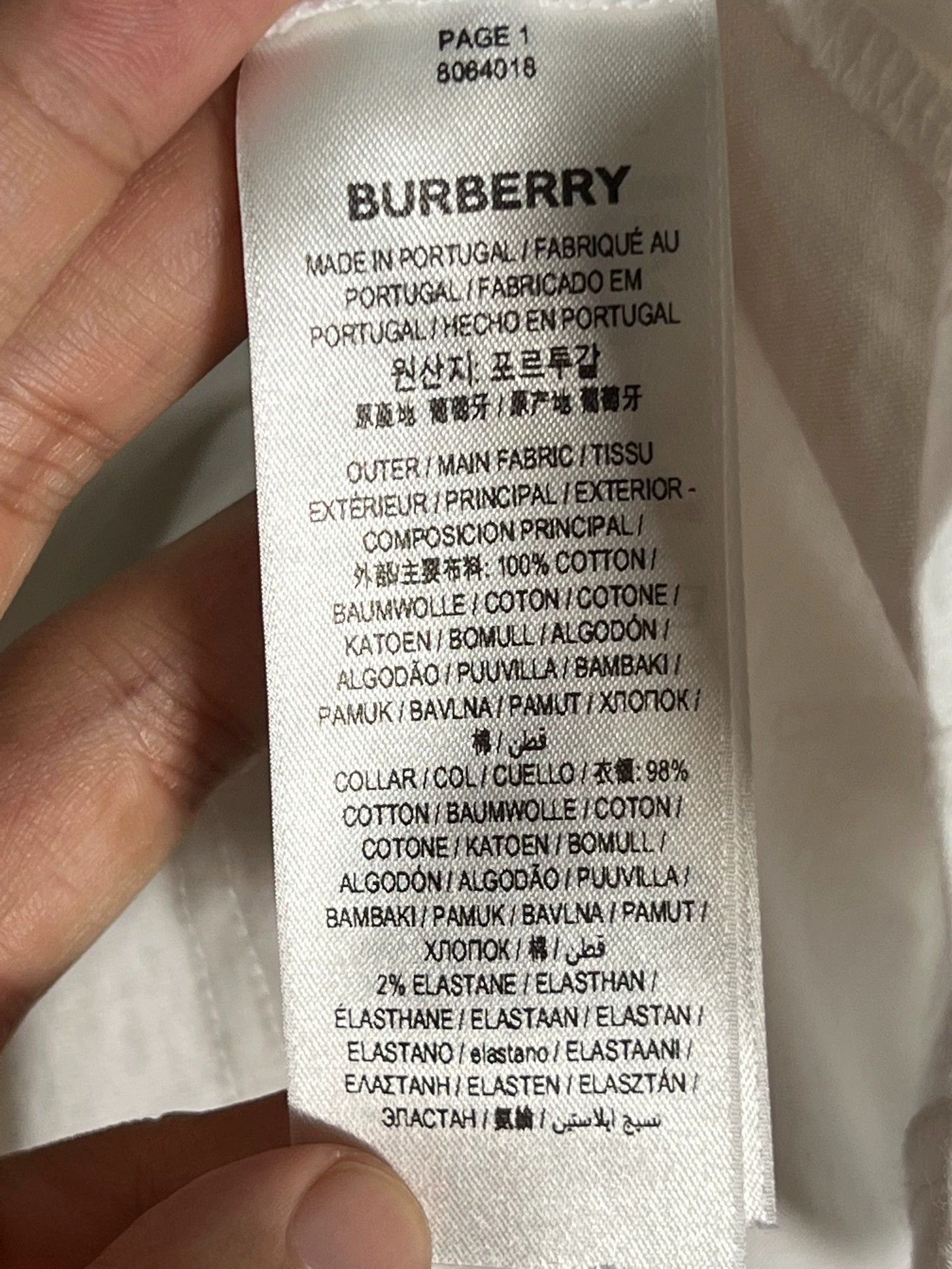 Burberry Burberry Rabbit Year TB Logo Tee Size US M / EU 48-50 / 2 - 4 Thumbnail