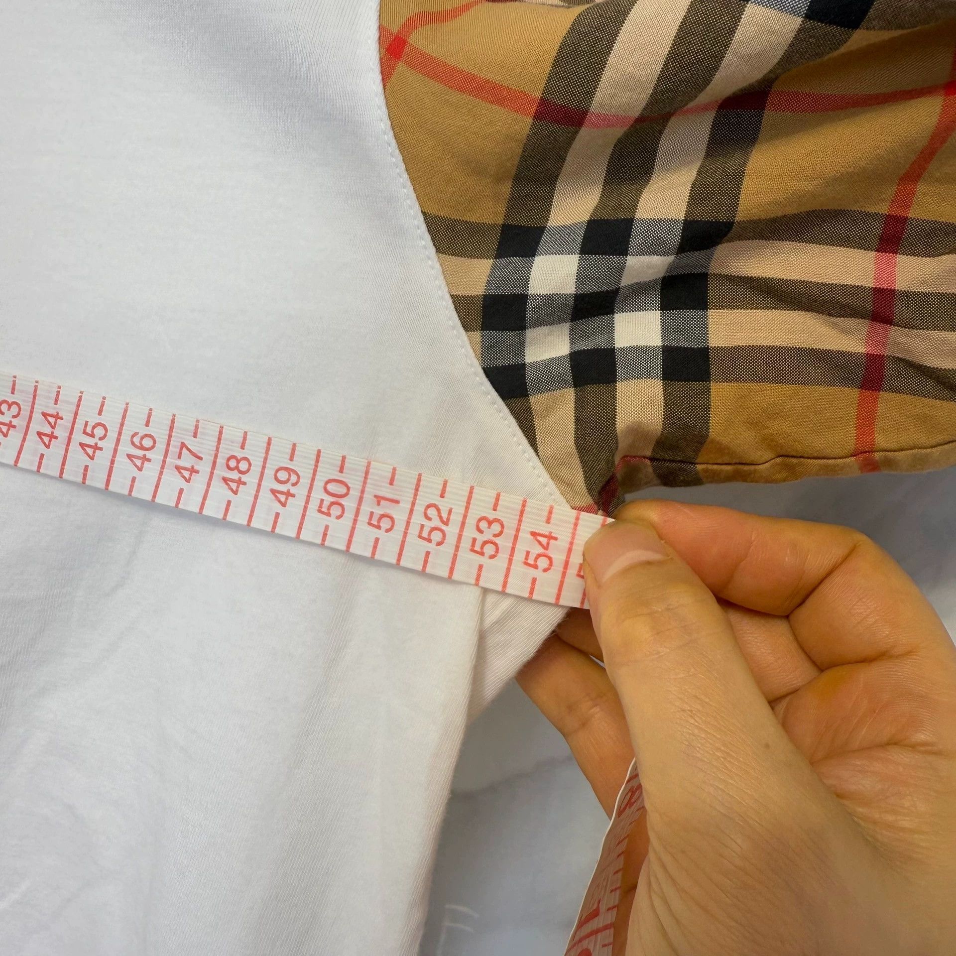 Burberry Burberry Classic Check Crewneck Short-Sleeve Top Size US L / EU 52-54 / 3 - 6 Thumbnail