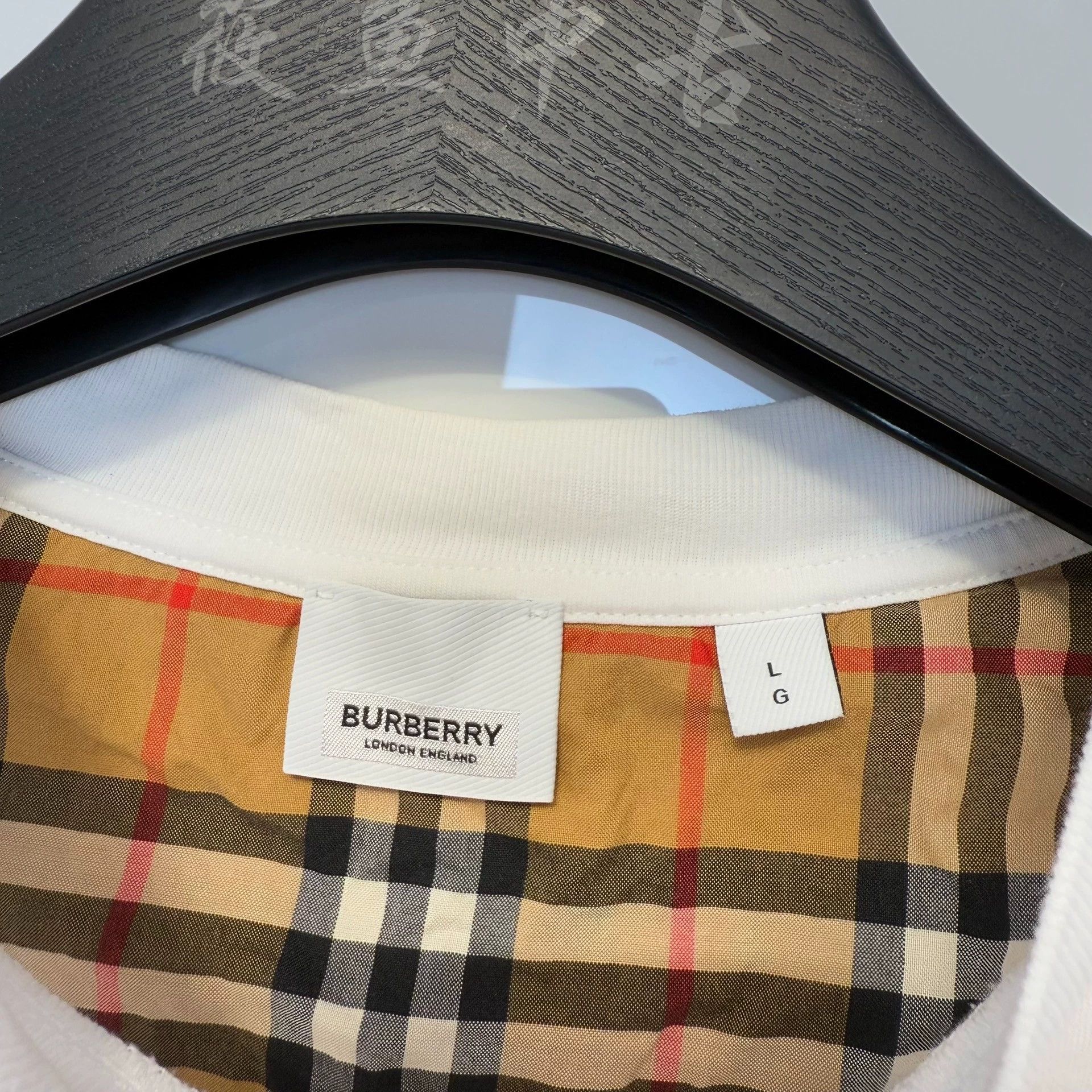 Burberry Burberry Classic Check Crewneck Short-Sleeve Top Size US L / EU 52-54 / 3 - 3 Thumbnail