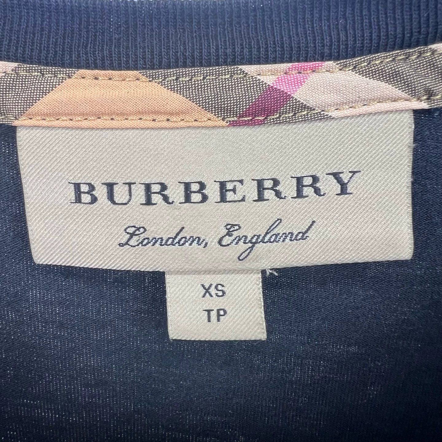 Burberry Burberry Black Logo Embroidered Short Sleeve Tee Size US XS / EU 42 / 0 - 3 Thumbnail