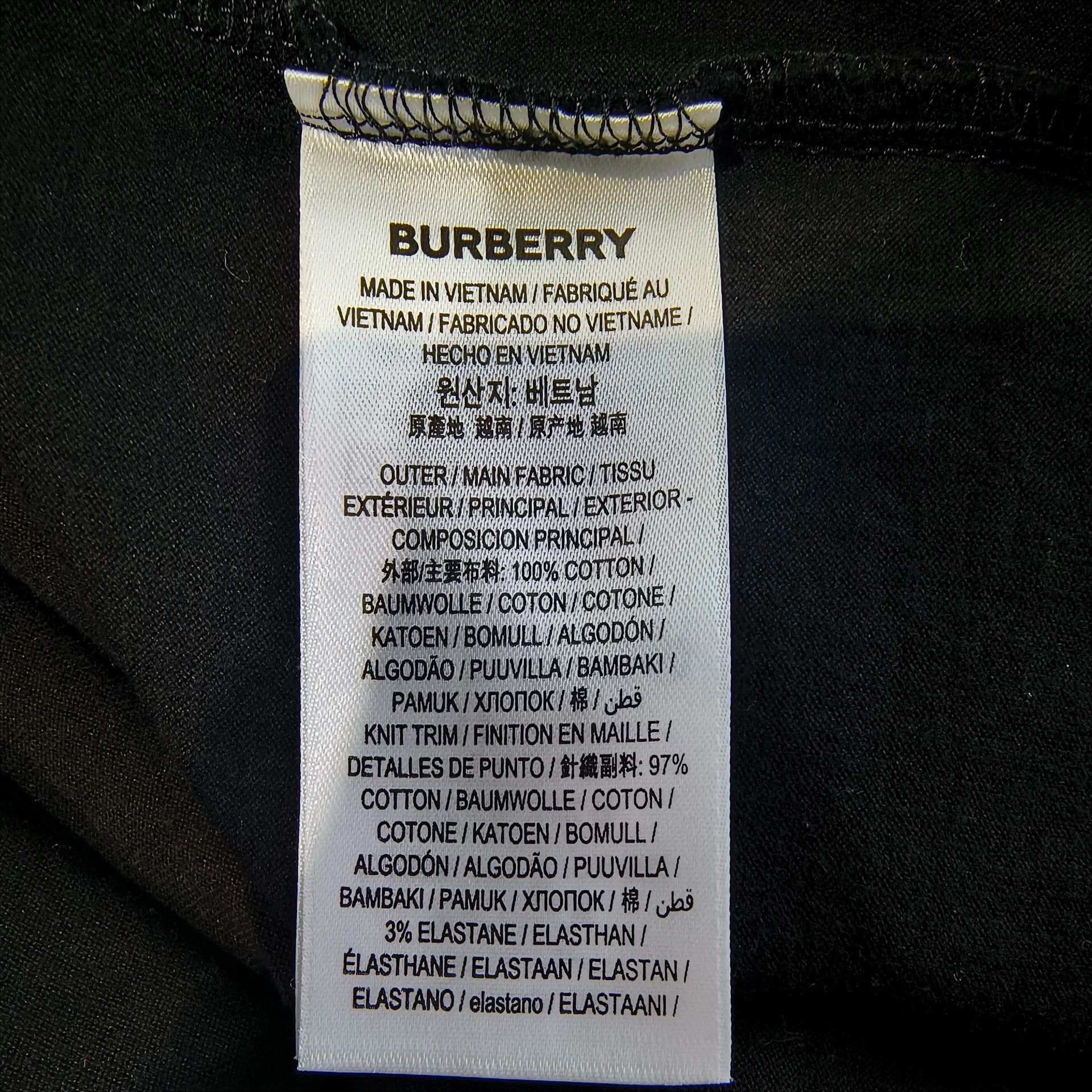 Burberry Burberry Black TB Short Sleeve Top Size US XS / EU 42 / 0 - 6 Thumbnail