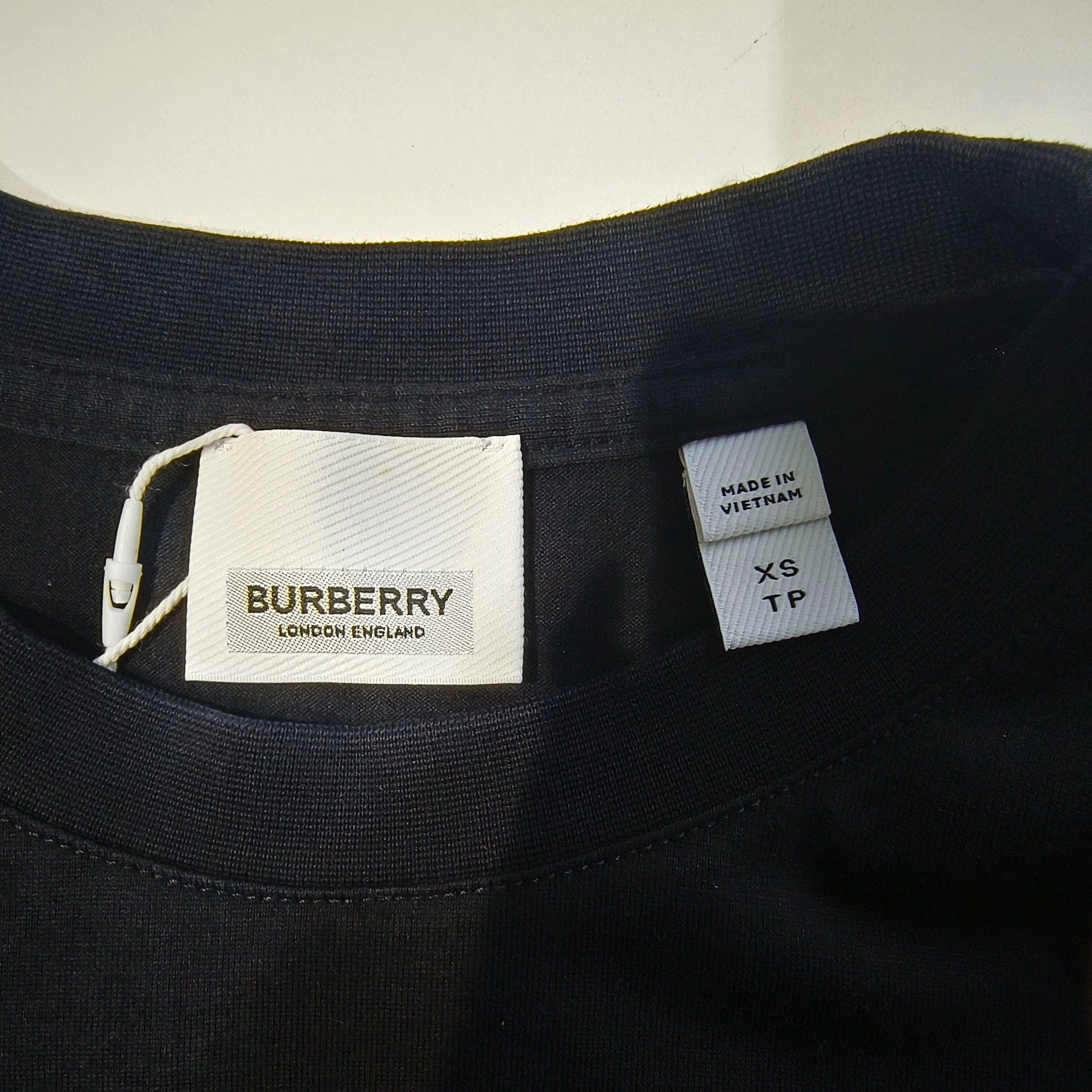 Burberry Burberry Black TB Short Sleeve Top Size US XS / EU 42 / 0 - 4 Thumbnail