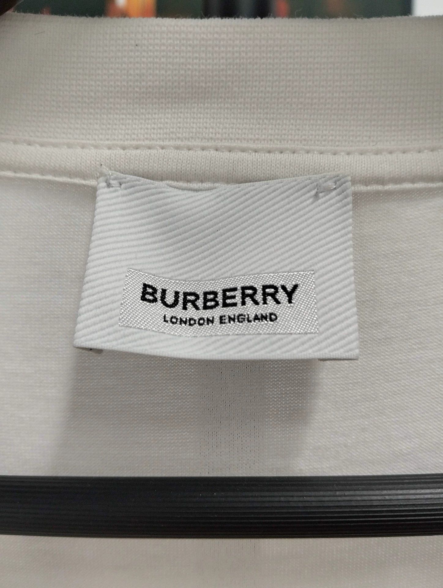 Burberry BURBERRY XXL White Graphic T-Shirt Size US XXL / EU 58 / 5 - 6 Thumbnail
