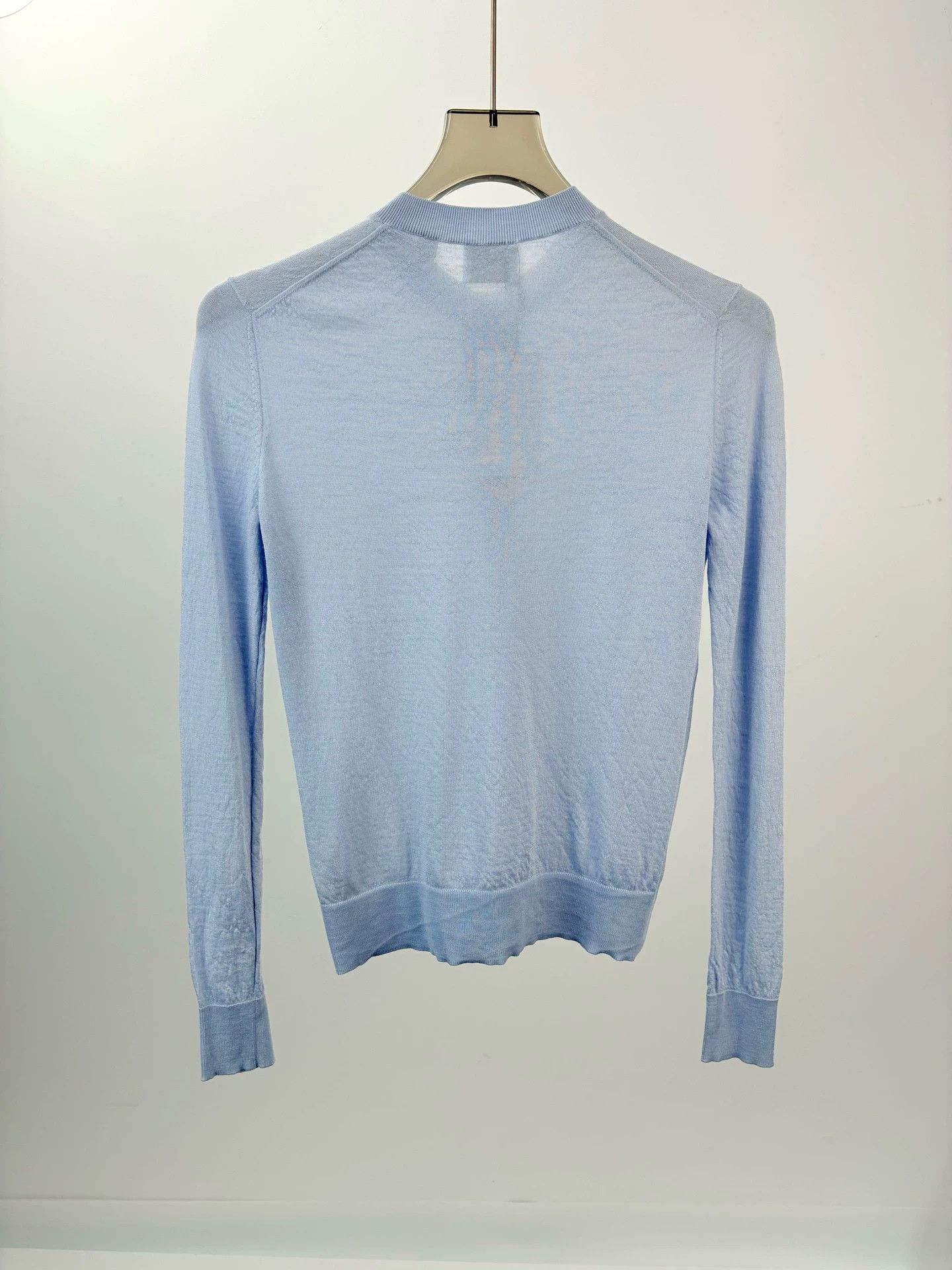 Burberry Burberry TB Logo Wool Knit Cardigan Size US XXS / EU 40 - 2 Thumbnail