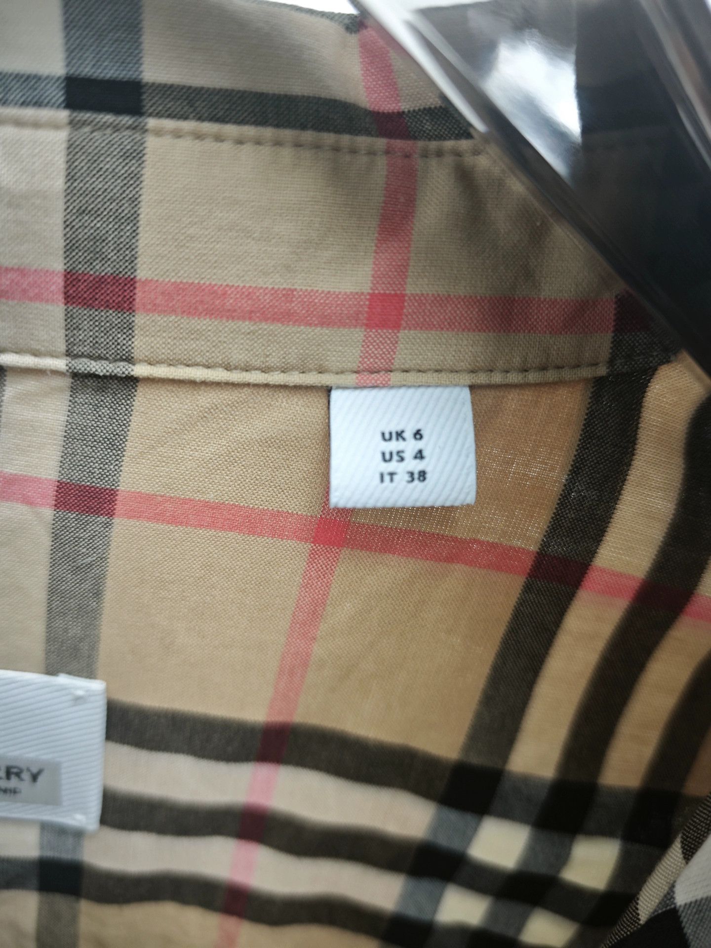 Burberry Burberry Classic Check Shirt Dress Size US XS / EU 42 / 0 - 3 Thumbnail