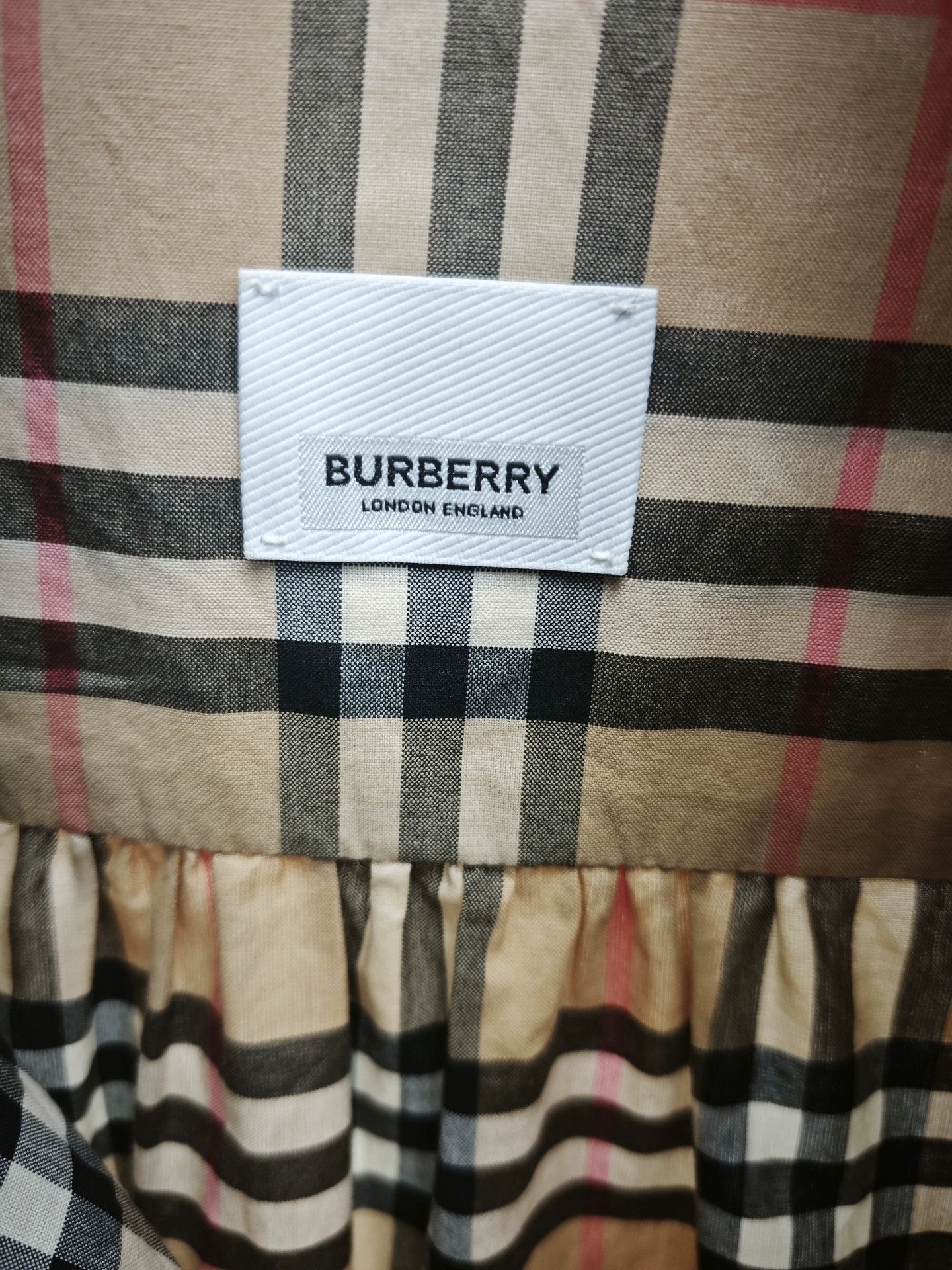 Burberry Burberry Classic Check Shirt Dress Size US XS / EU 42 / 0 - 4 Thumbnail