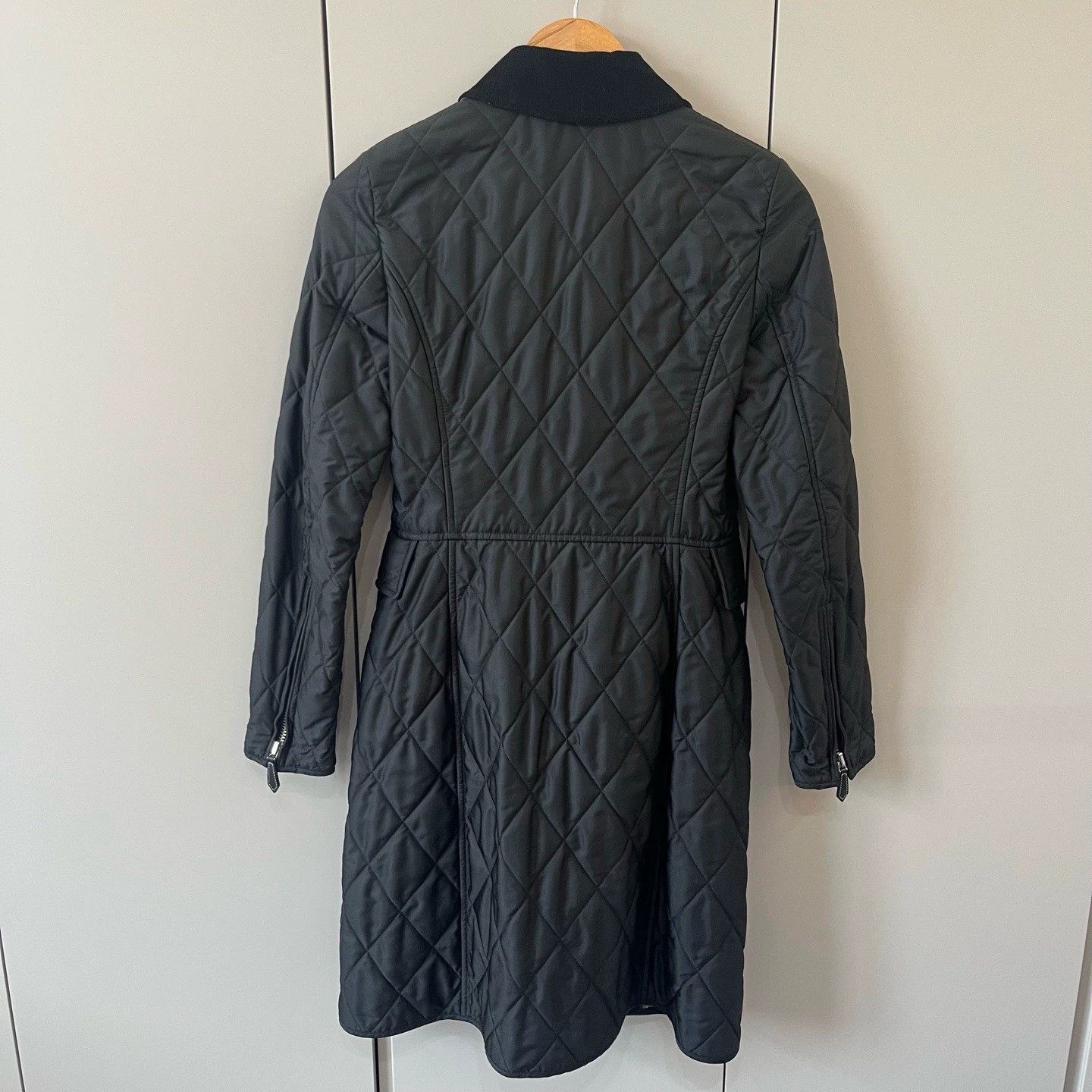 Burberry Burberry Quilted Black Cotton Coat XS Size US XS / EU 42 / 0 - 2 Thumbnail