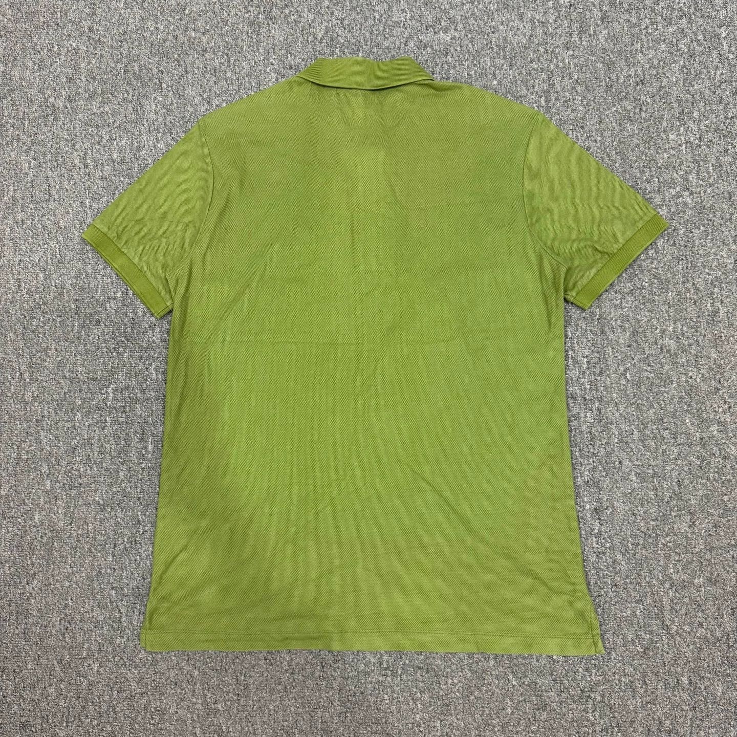 Burberry Burberry Green TB Logo Short Sleeve Polo Size US M / EU 48-50 / 2 - 2 Thumbnail