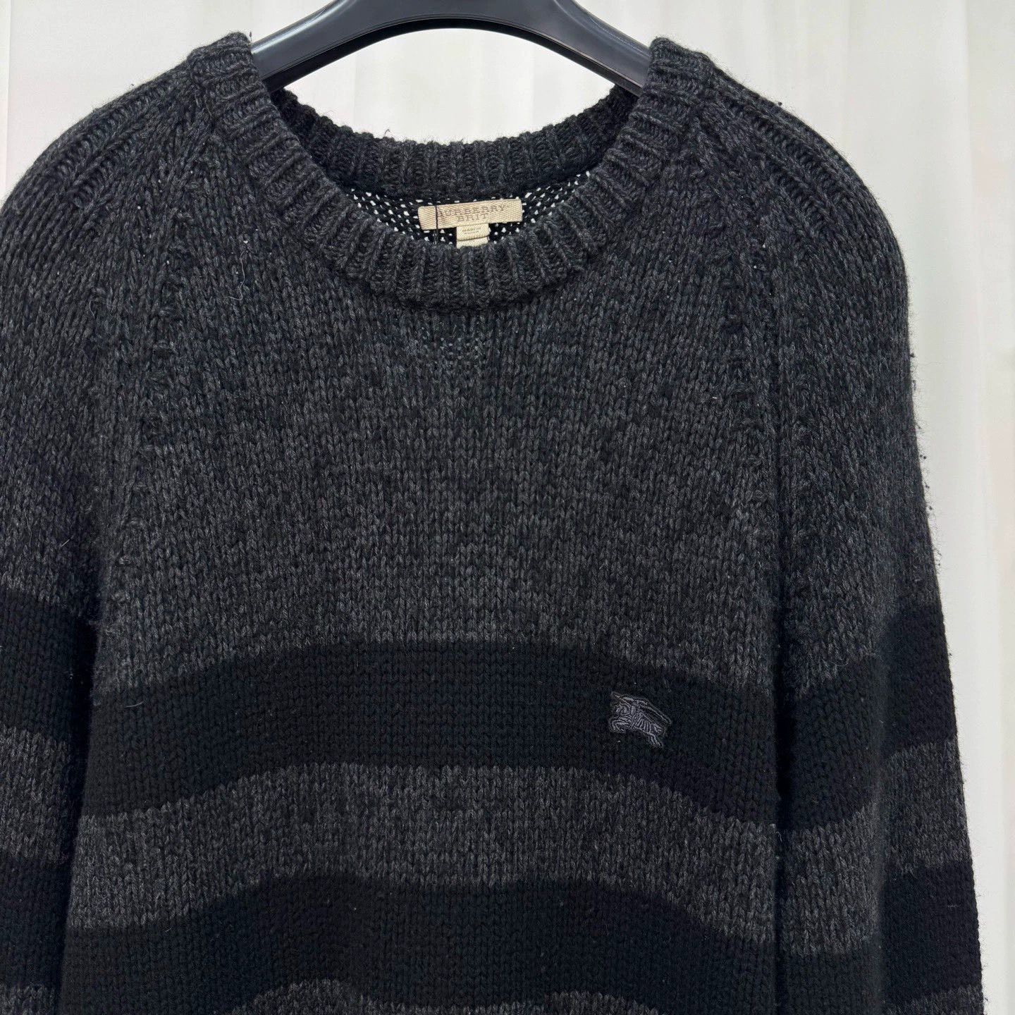 Burberry Burberry Embroidered Knight Stripe Sweater Size US S / EU 44-46 / 1 - 3 Thumbnail