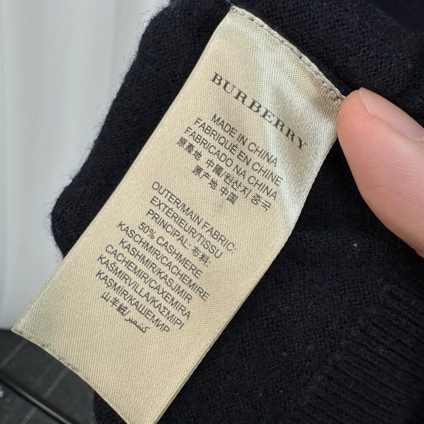 Burberry Burberry Check Wool Knit Sweater Size US XL / EU 56 / 4 - 6 Thumbnail
