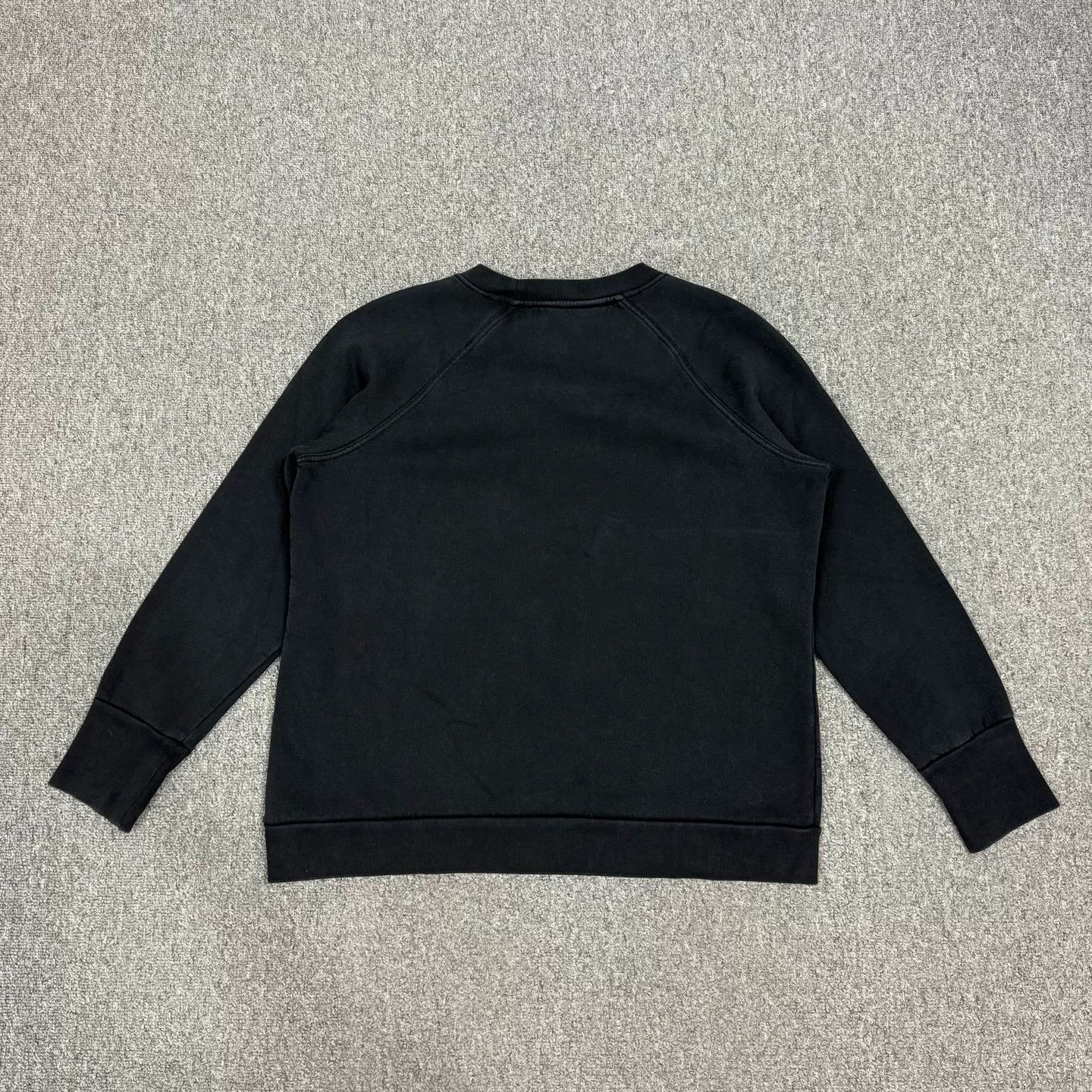 Burberry Burberry Black Embroidered Wheat Sweatshirt Size US L / EU 52-54 / 3 - 2 Thumbnail