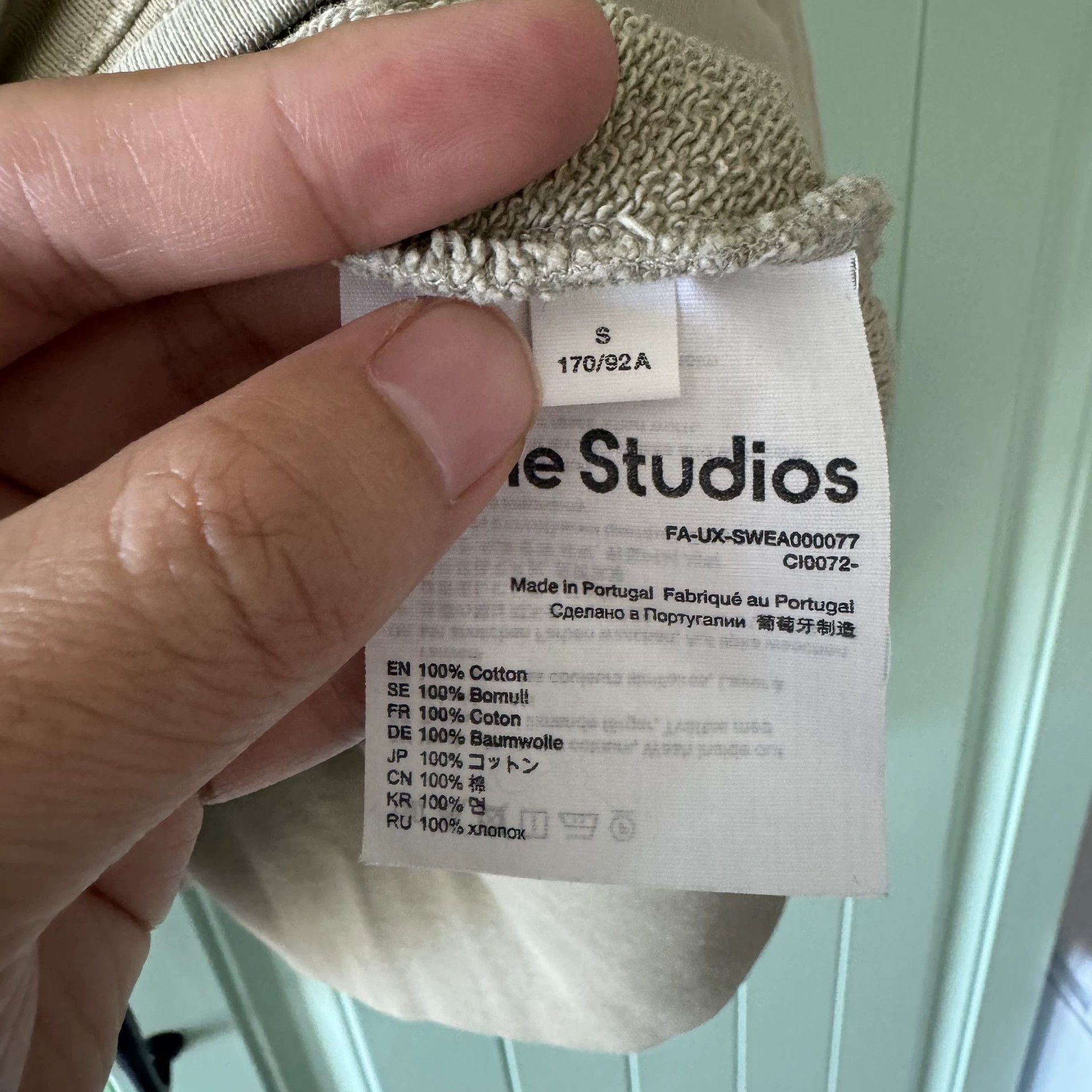 Acne Studios Acne Studios Classic Smiley Cotton Sweatshirt Size US S / EU 44-46 / 1 - 4 Thumbnail