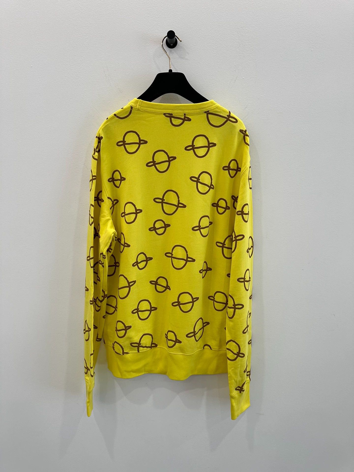 Acne Studios Acne Studios Planet Print Yellow Sweatshirt Size US L / EU 52-54 / 3 - 3 Thumbnail
