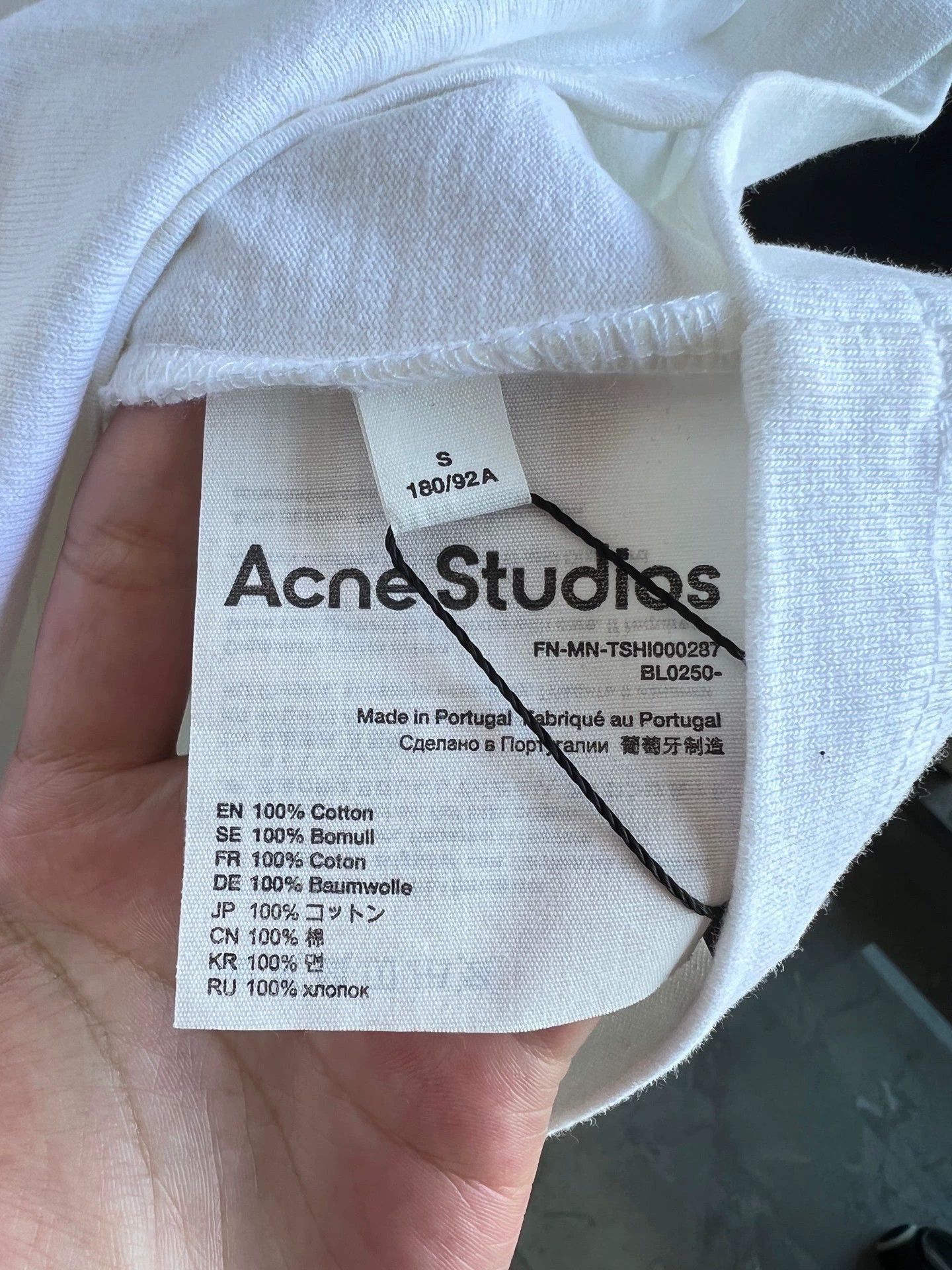 Acne Studios Acne Studios Side Sleeve Logo Longsleeve Size US S / EU 44-46 / 1 - 6 Thumbnail