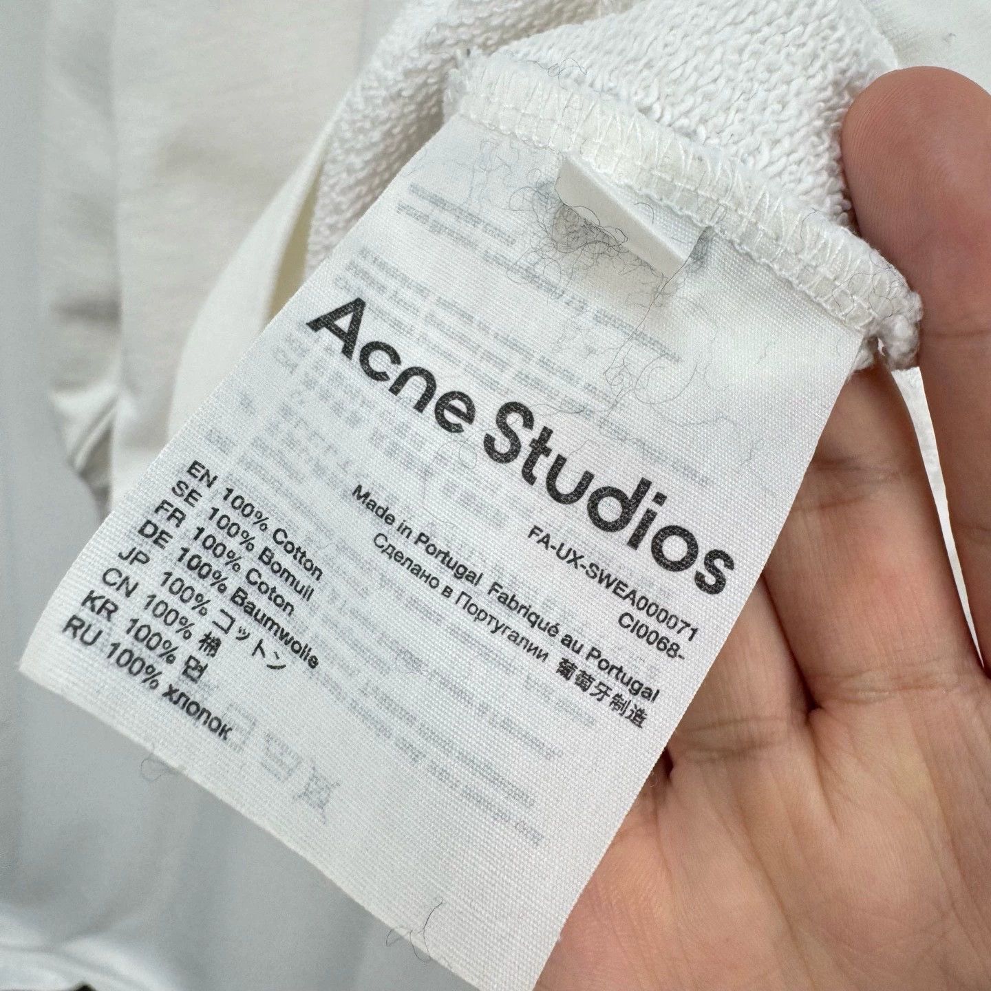 Acne Studios Acne Studios Laser Smiley Sweatshirt Size US M / EU 48-50 / 2 - 6 Thumbnail