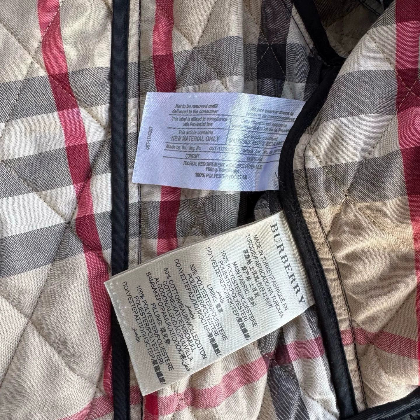 Burberry Burberry Plaid Quilted Cotton Coat S Size US S / EU 44-46 / 1 - 5 Thumbnail