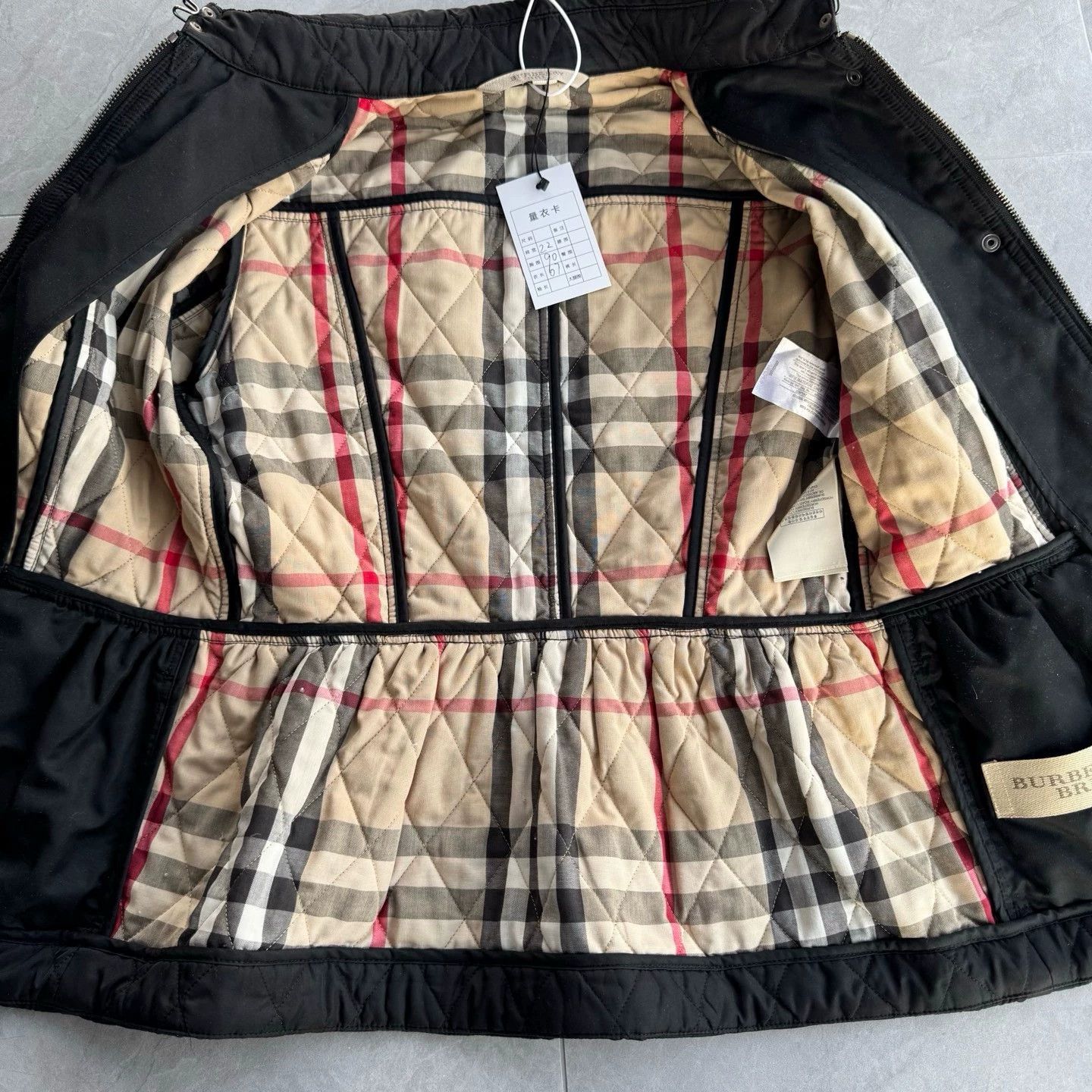 Burberry Burberry Plaid Quilted Cotton Coat S Size US S / EU 44-46 / 1 - 3 Thumbnail