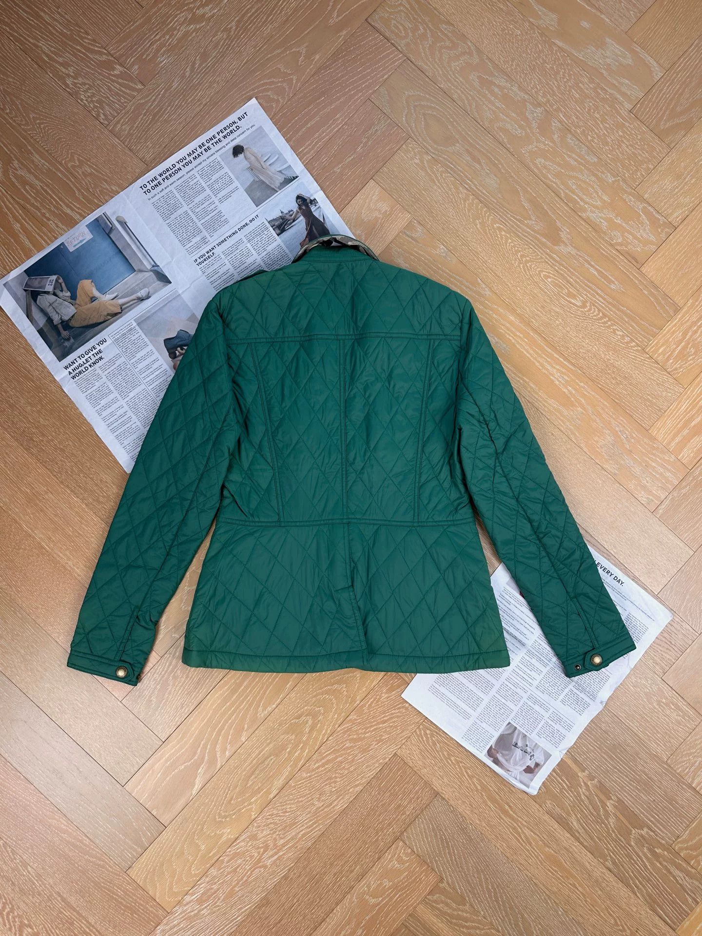 Burberry Burberry Classic Quilted Cotton Jacket Size US S / EU 44-46 / 1 - 2 Thumbnail