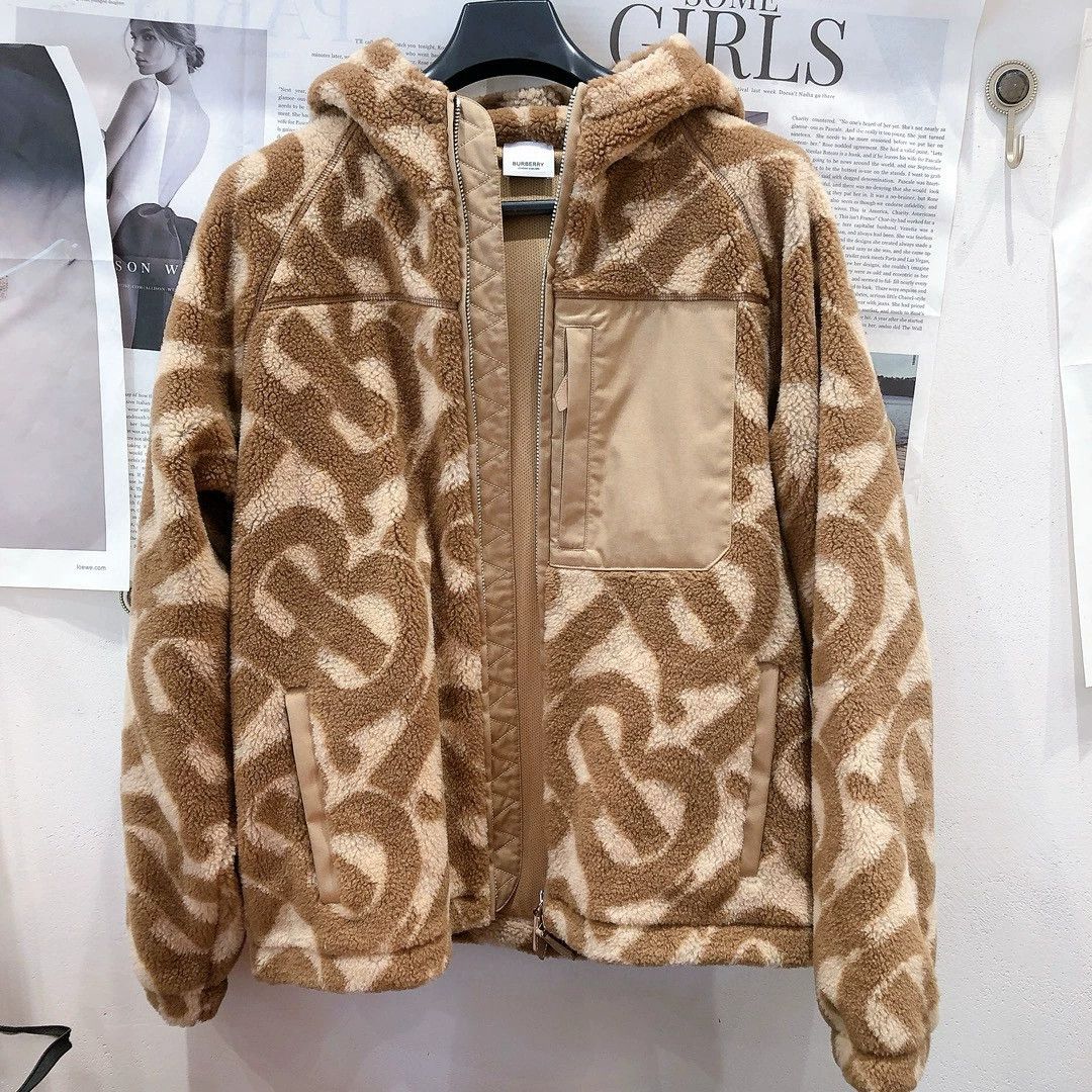 Burberry Burberry Logo Fleece Hooded Jacket Size US L / EU 52-54 / 3 - 2 Thumbnail