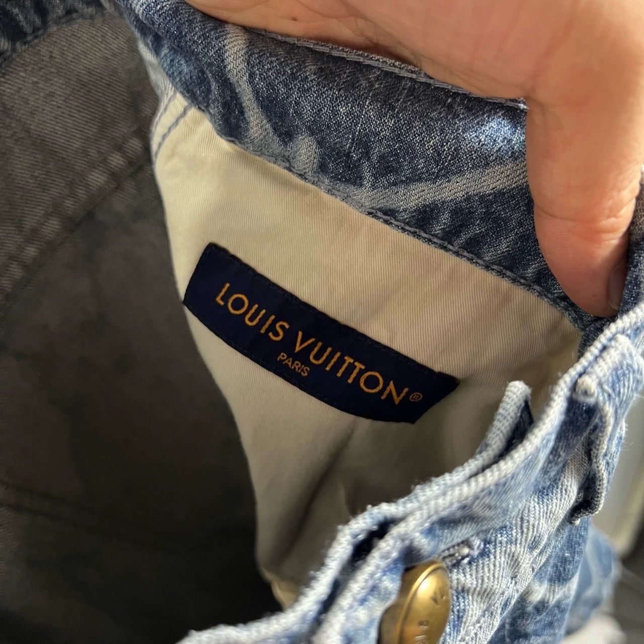Louis Vuitton Louis Vuitton Monogram Denim Shorts R0413 Size US 28 / EU 44 - 3 Thumbnail