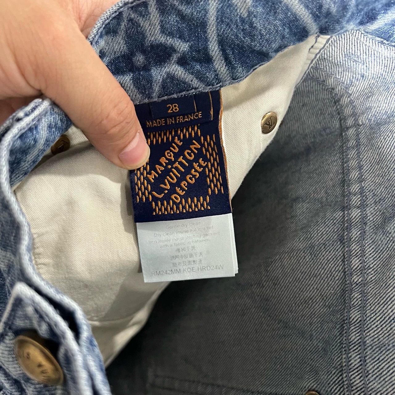 Louis Vuitton Louis Vuitton Monogram Denim Shorts R0413 Size US 28 / EU 44 - 5 Thumbnail