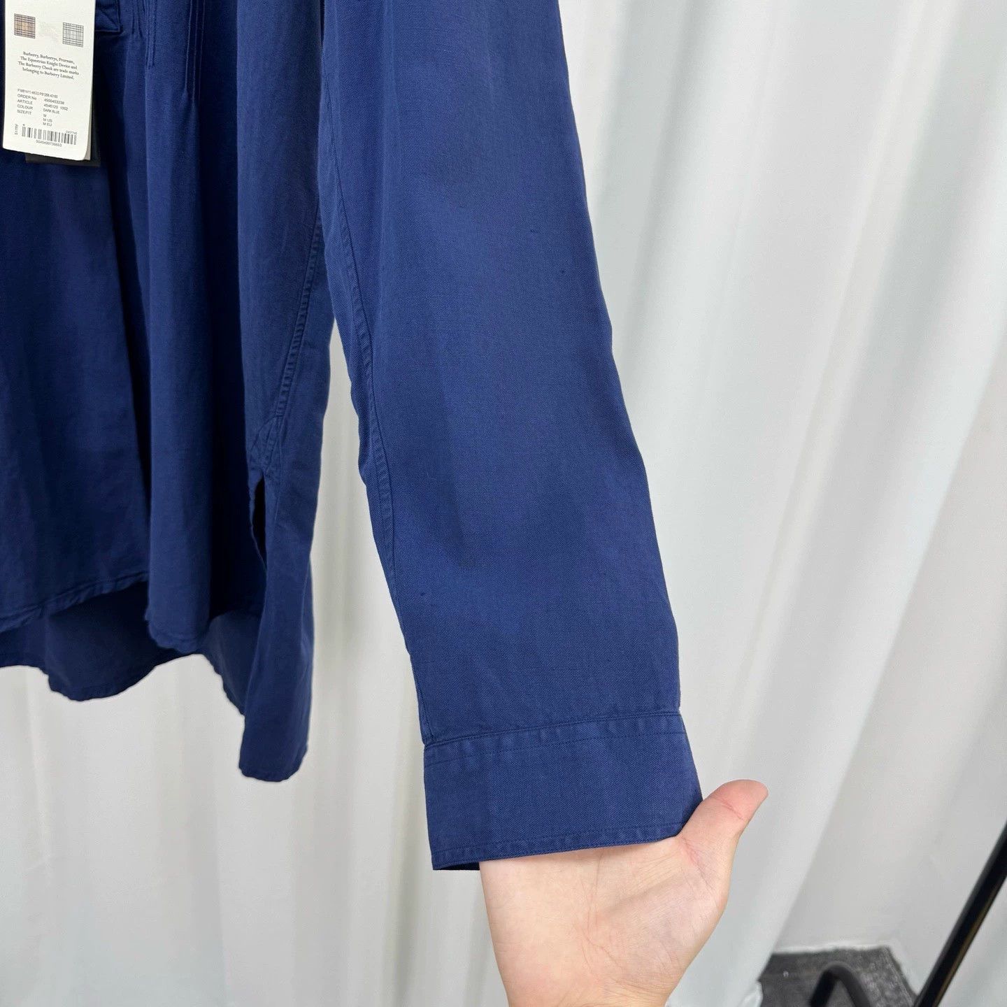Burberry Burberry Blue Linen Shirt Coat Size US M / EU 48-50 / 2 - 4 Thumbnail