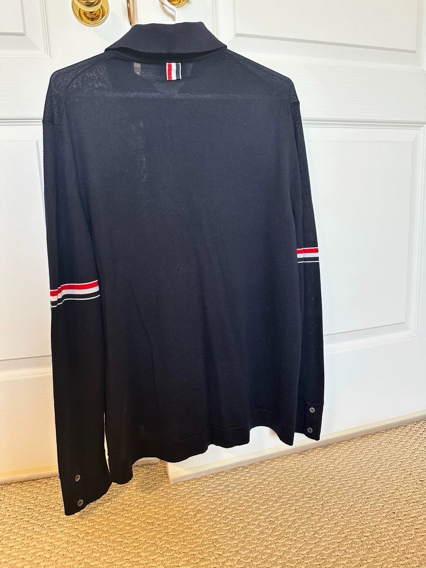 Thom Browne THOM BROWNE Men's Wool Stripe Sweater Size US M / EU 48-50 / 2 - 2 Thumbnail