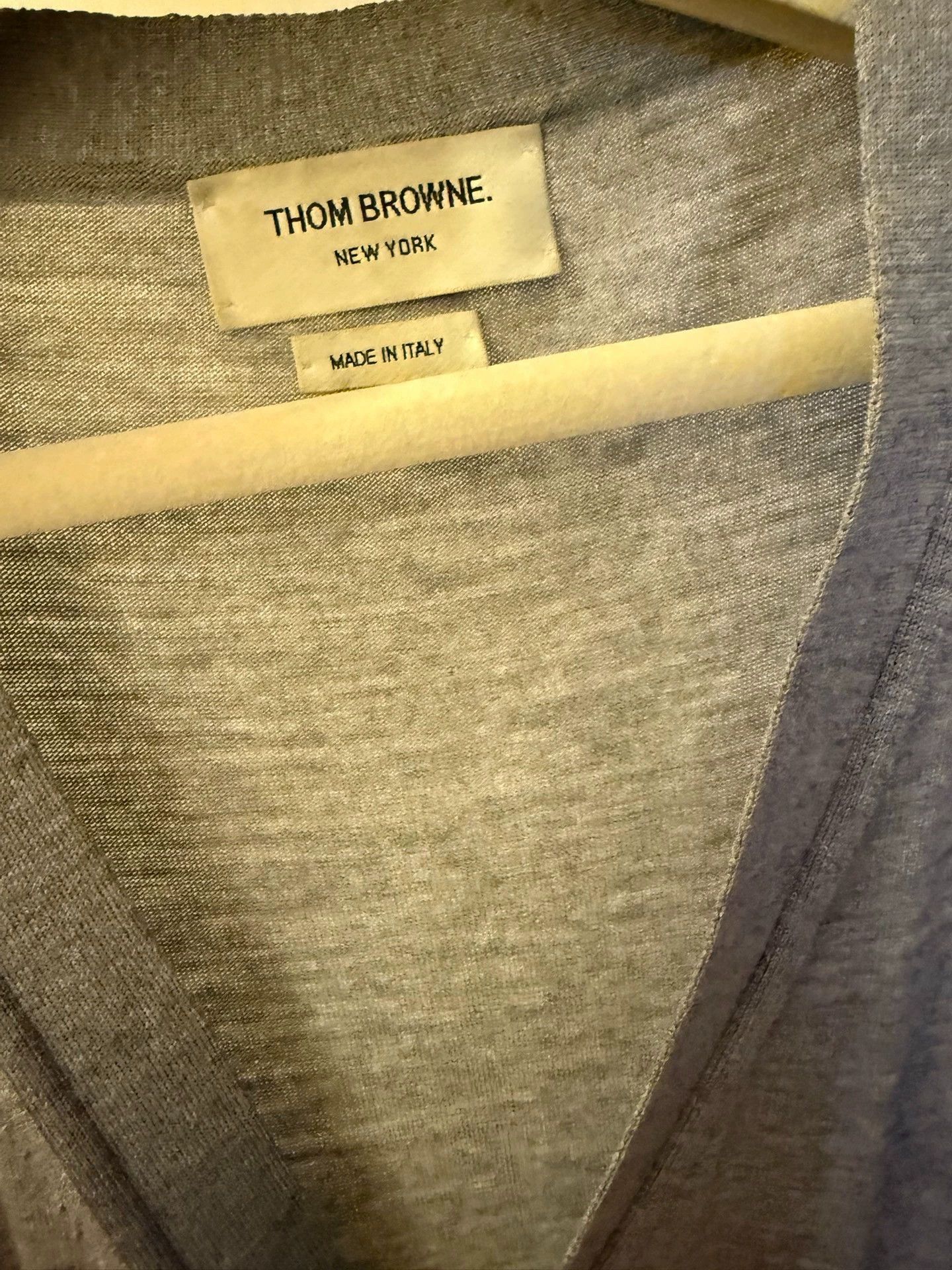 Thom Browne Thom Browne Gray Wool Cardigan Size US XS / EU 42 / 0 - 2 Thumbnail