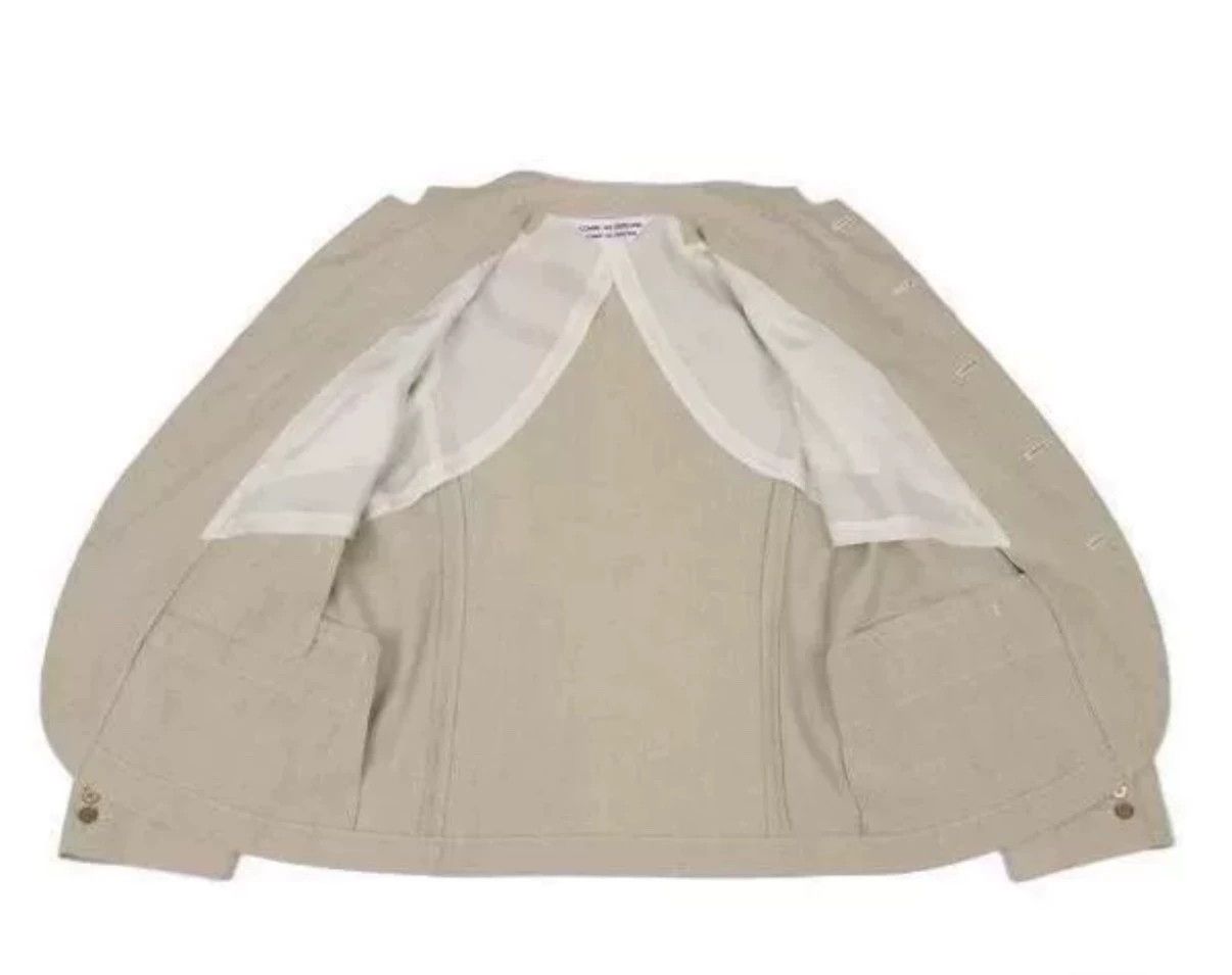 Comme des Garcons Comme des Garcons Linen Blazer Jacket Size US M / EU 48-50 / 2 - 6 Thumbnail
