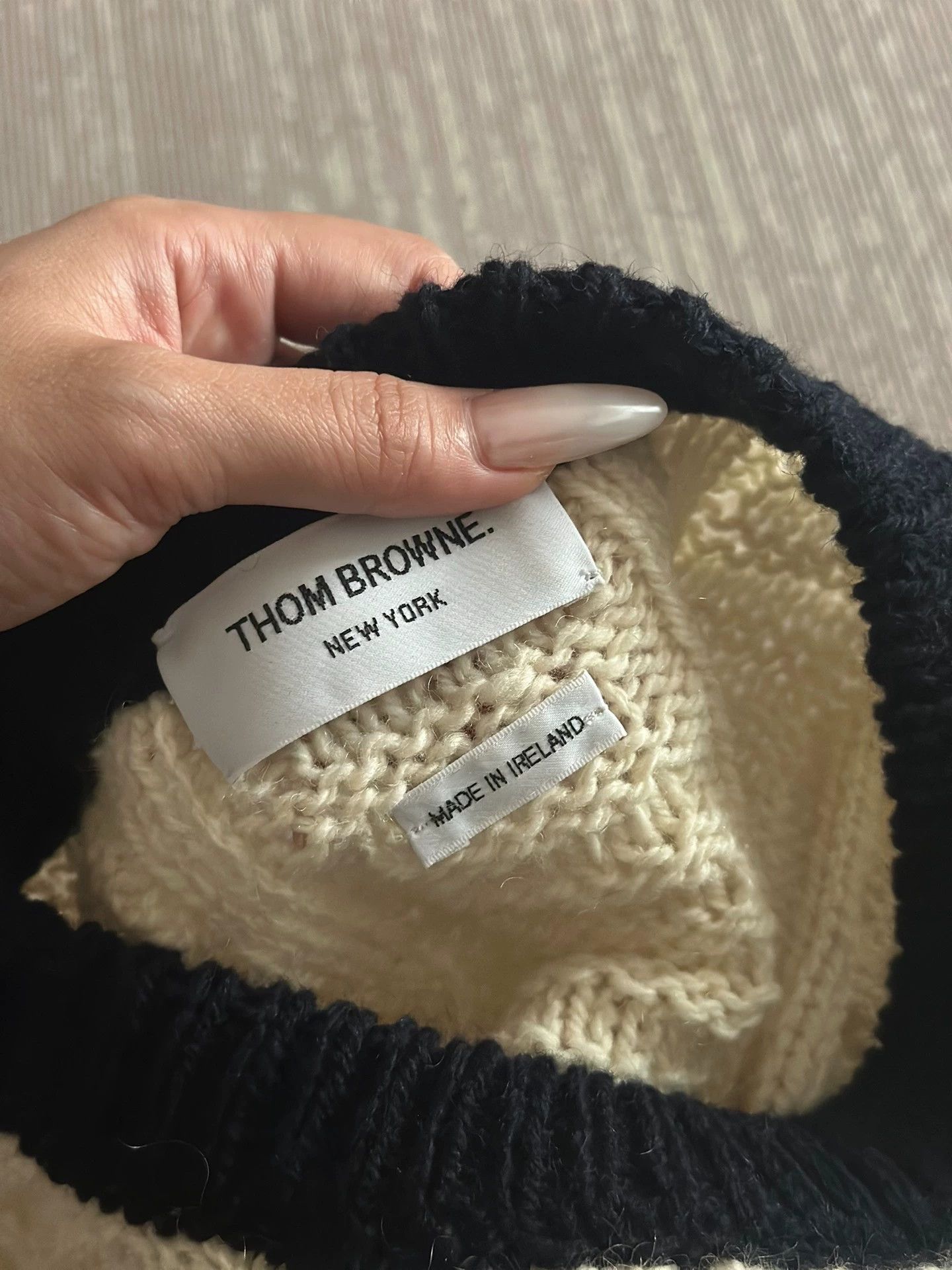 Thom Browne Thom Browne Colorblock Cable Sweater Size US XS / EU 42 / 0 - 4 Thumbnail