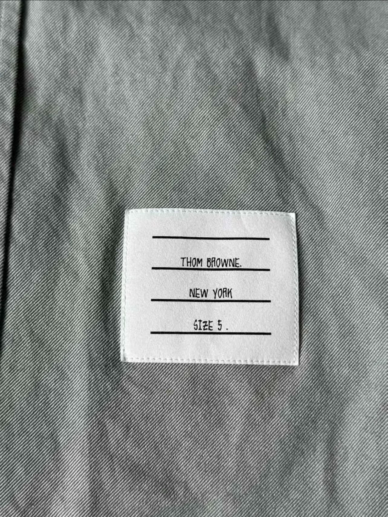 Thom Browne Thom Browne Gray Green Cuff Shirt Size US L / EU 52-54 / 3 - 3 Thumbnail