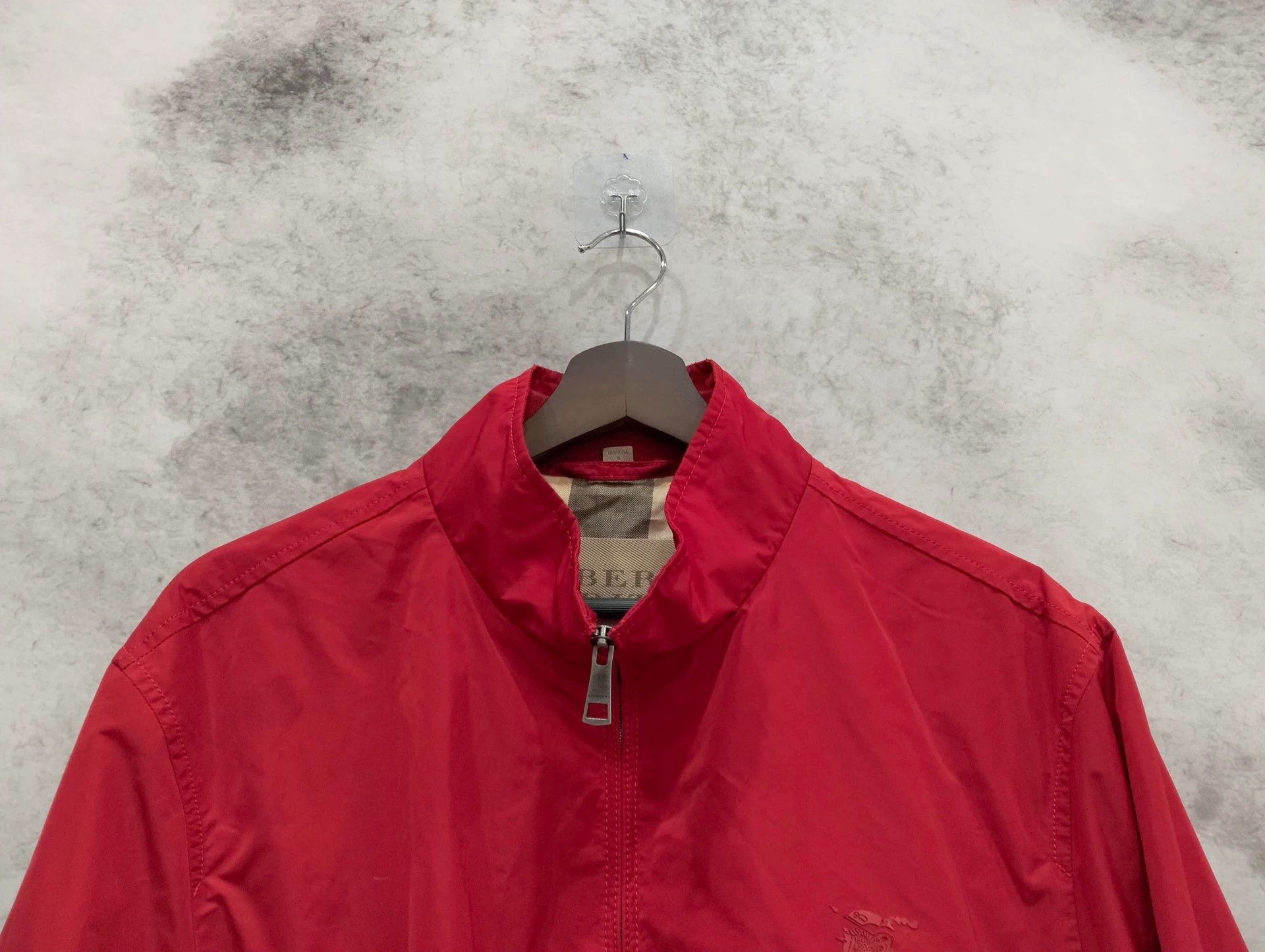 Burberry BURBERRY Red Jacket Size L Size US L / EU 52-54 / 3 - 3 Thumbnail